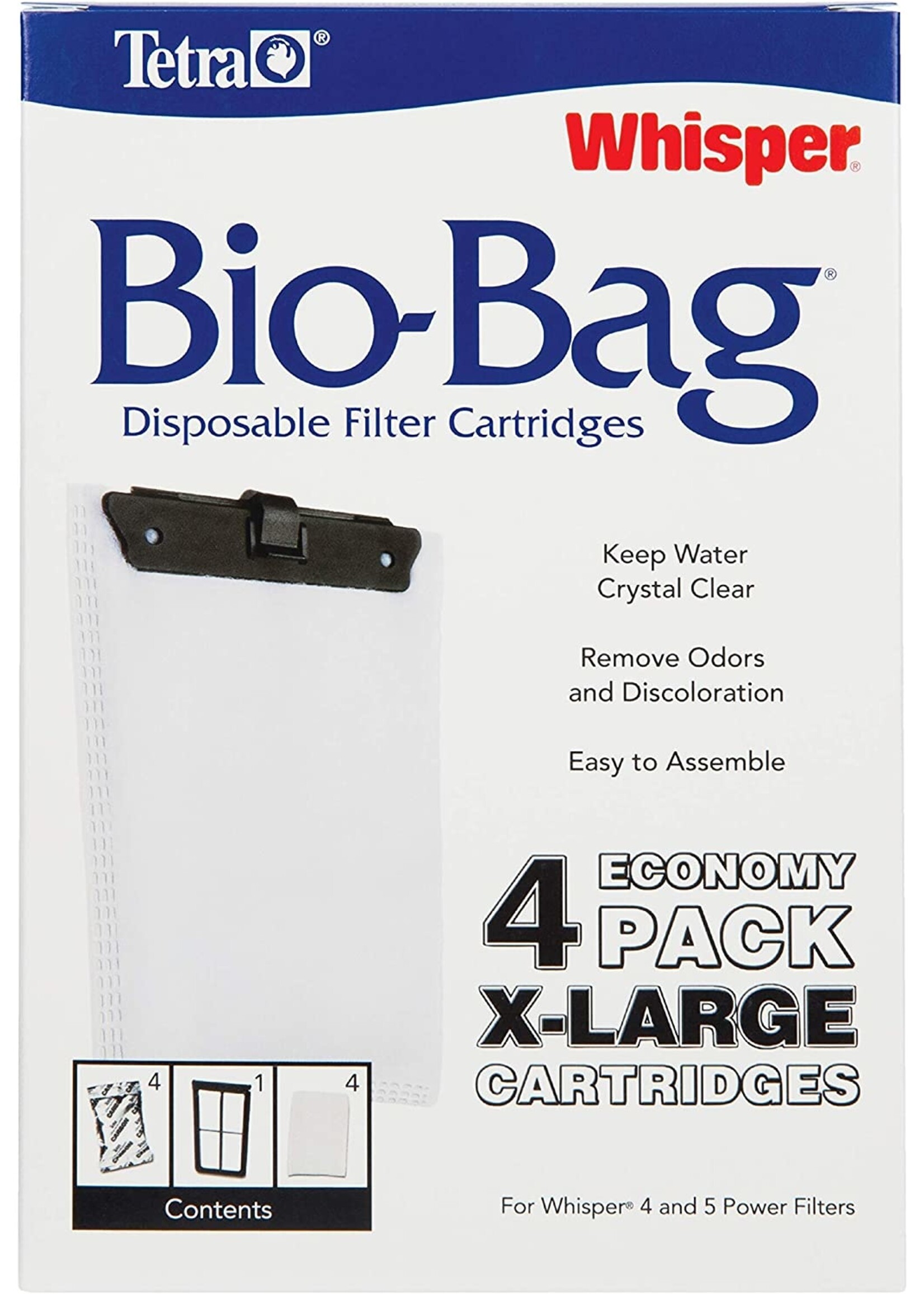 Tetra Tetra Whisper Bio Bag Cartridge XL 4pk