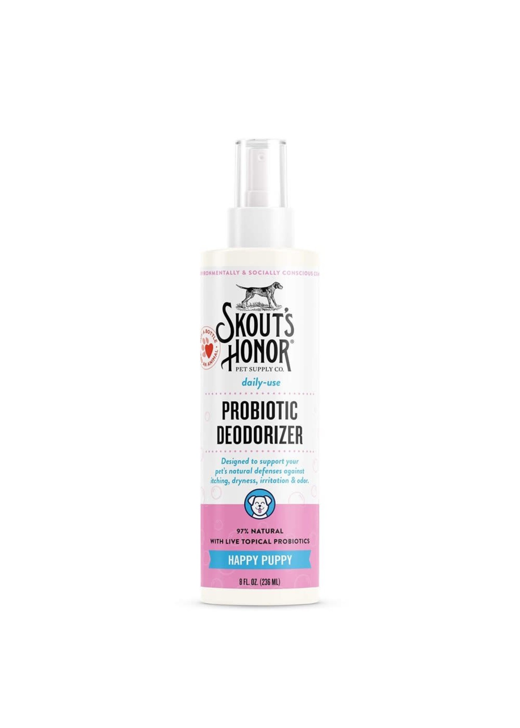 Skout's Honor Skout's Honor Probiotic Deodorizer 8oz Happy Puppy