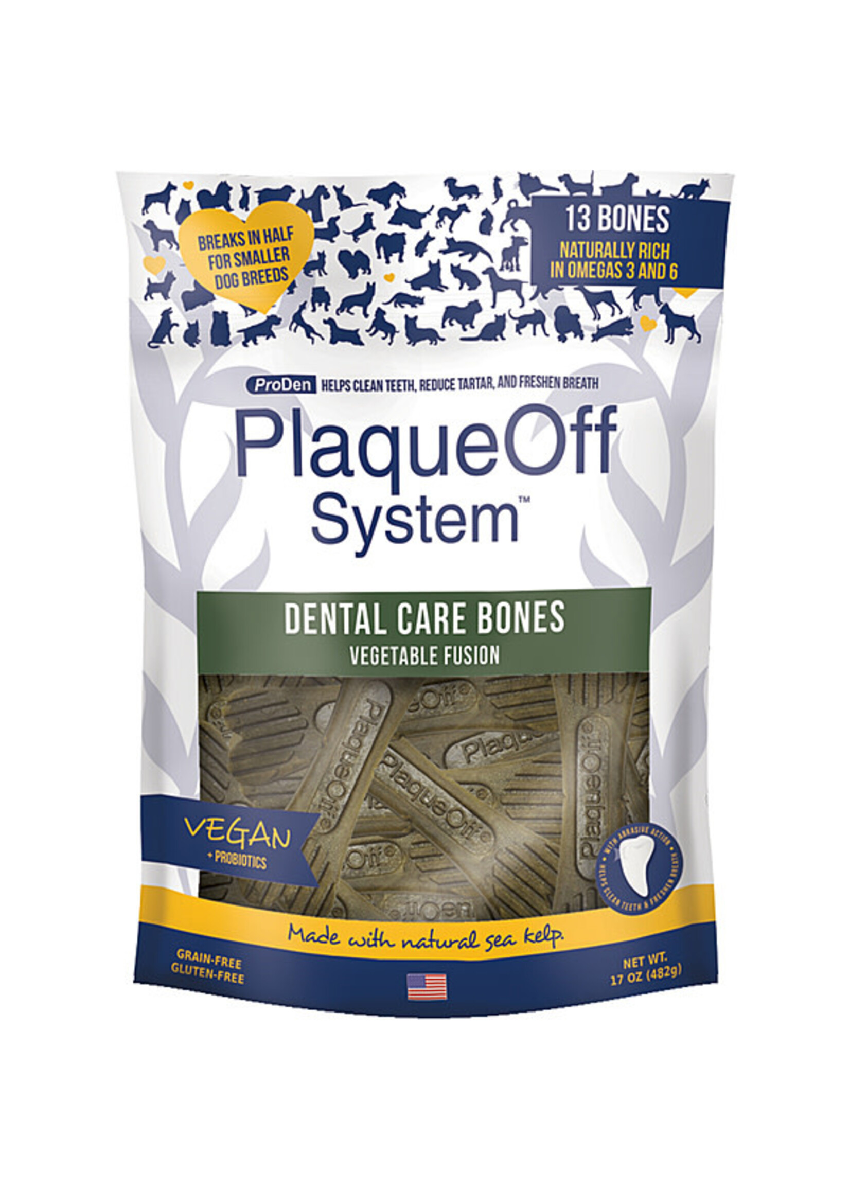 Swedencare ProDen Plaque Off Dental Care Bones Vegetable Fusion 17oz