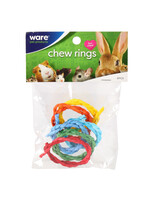 Ware Pet Products Ware Colorful Chew Rings 6pc 4 x 1 x 7.5in