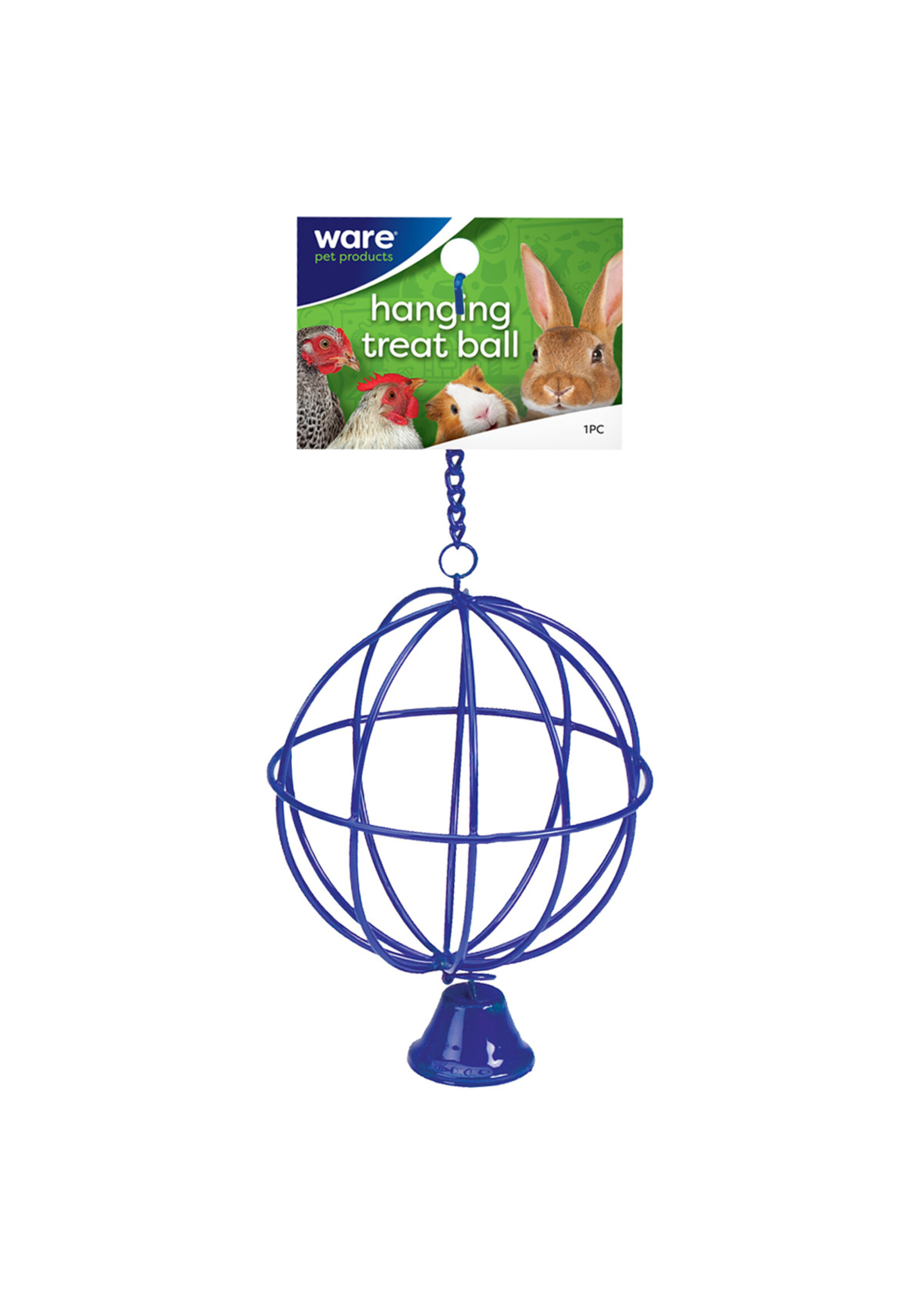 Ware Pet Products Ware Hay Ball & Bell 4in