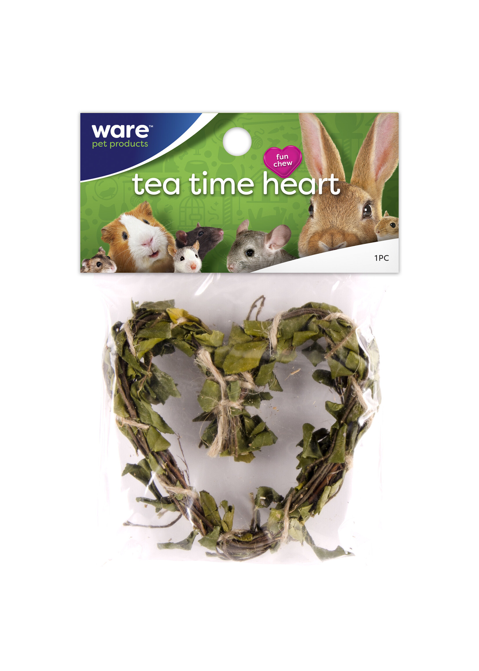 Ware Pet Products Ware Tea Time Heart 4.5 x 5 x 4in
