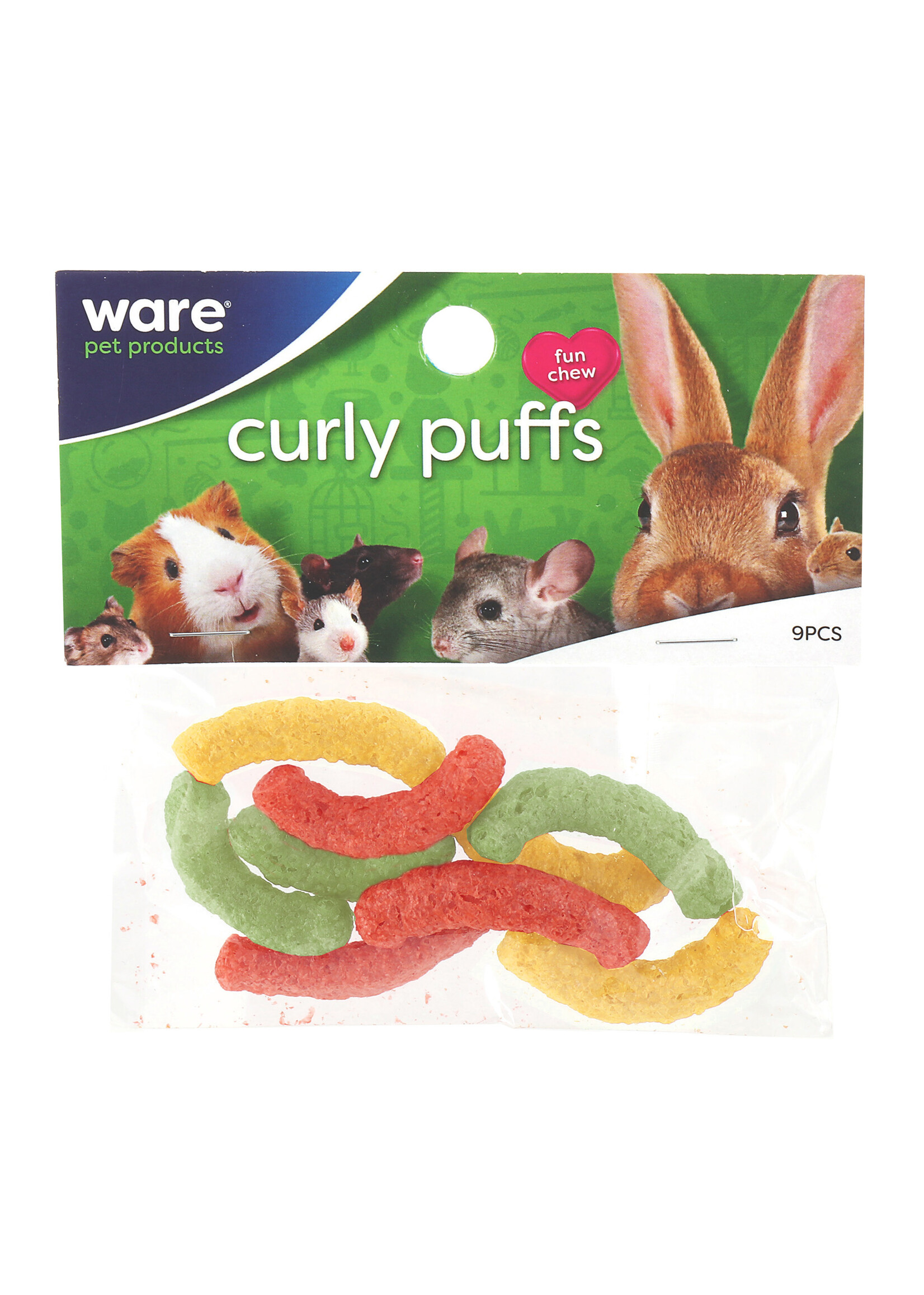Ware Pet Products Ware Critter Curl Puffs 5in