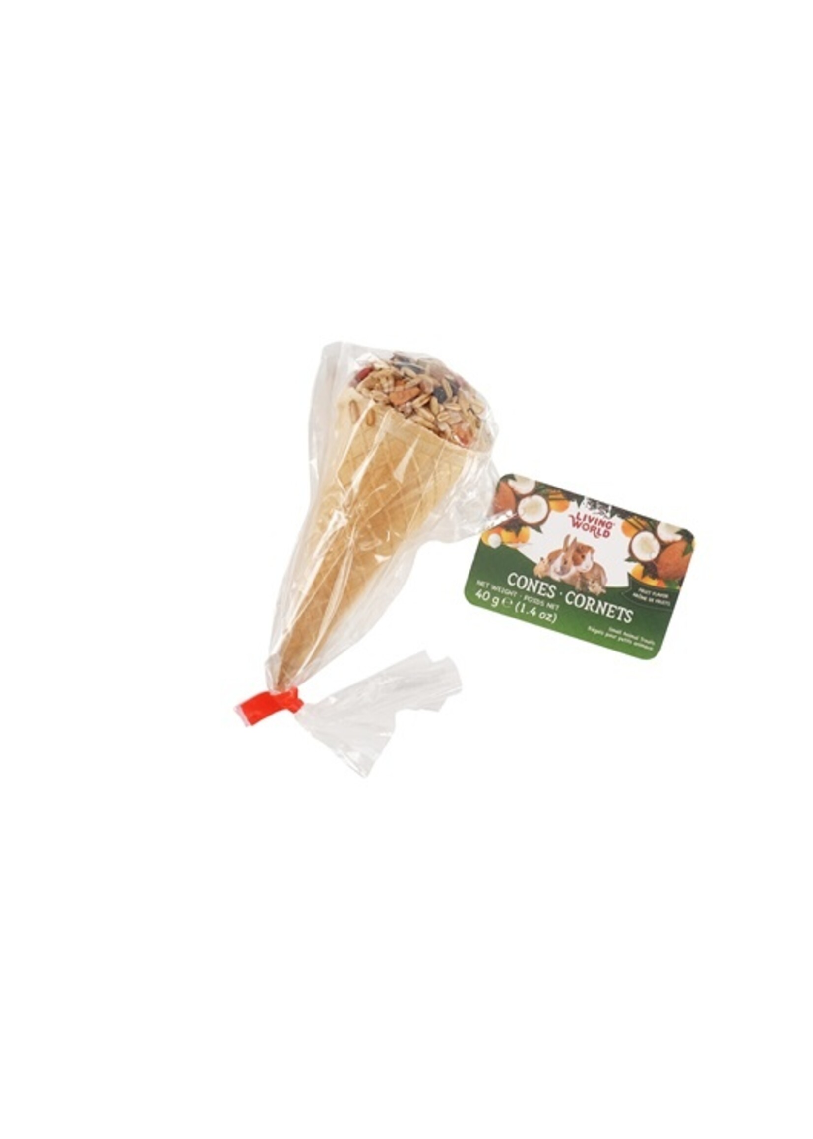 Living World Living World Small Animal Cones Fruit 1.4oz