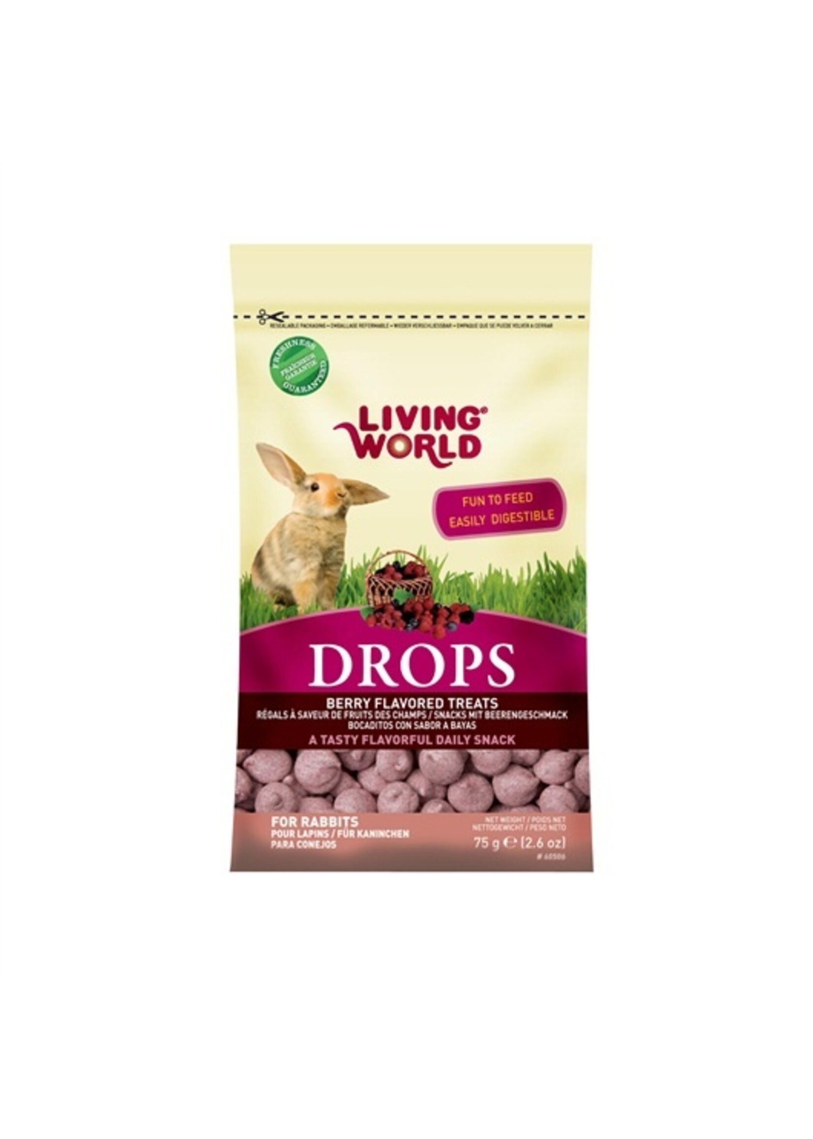 Living World Living World Rabbit Drops 2.6oz