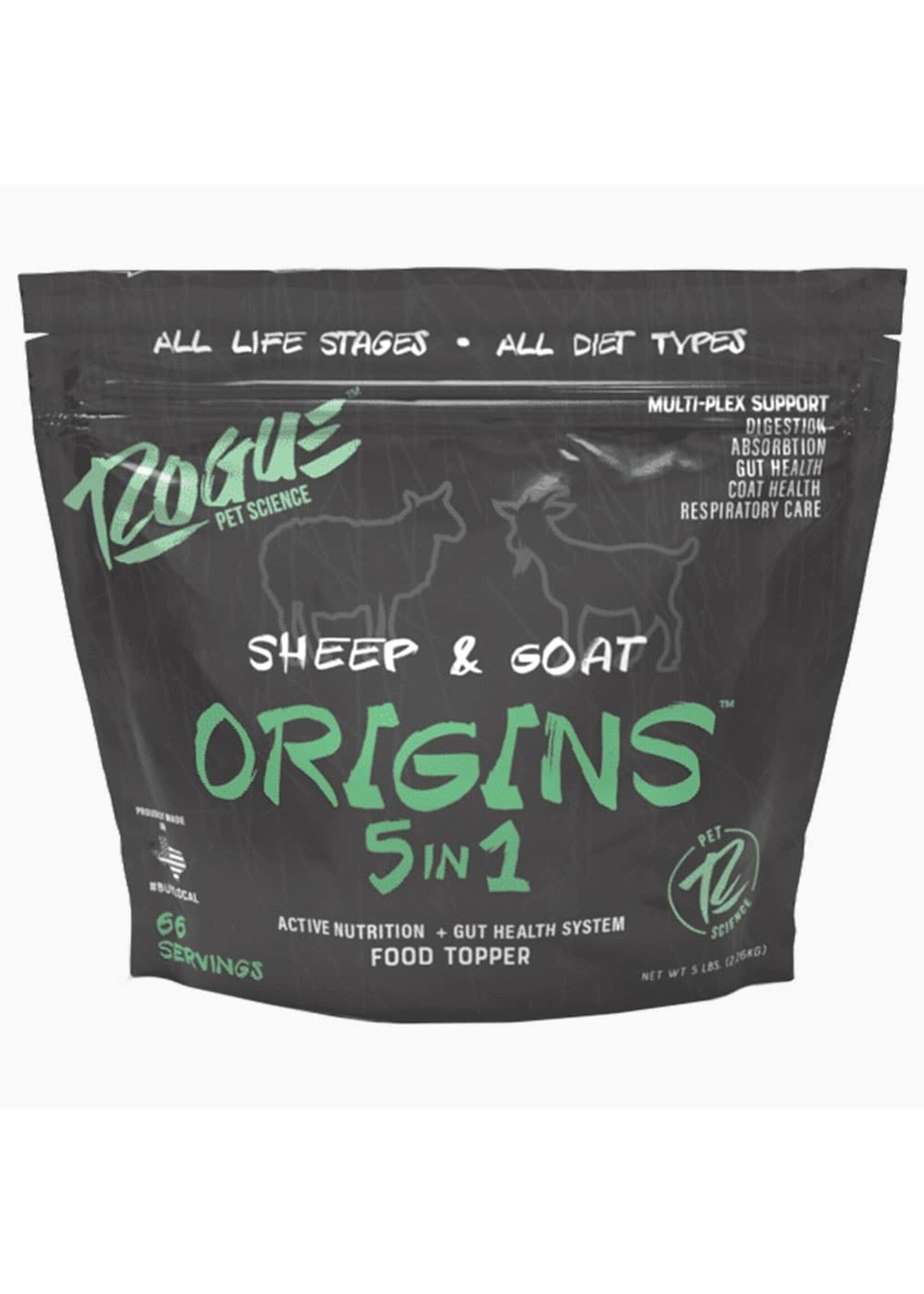 Rogue Pet Science Rogue Origins 5 in 1 Sheep & Goat 5lb