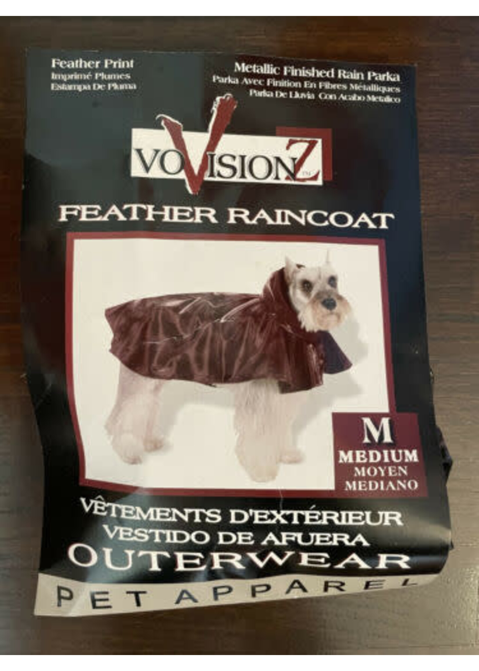 Doggiduds Feather Raincoat Medium 14-17"