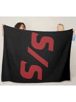 Sullivan Supply Sullivan Supply S/S Blanket Black Jersey/Fleece 83" x 83"
