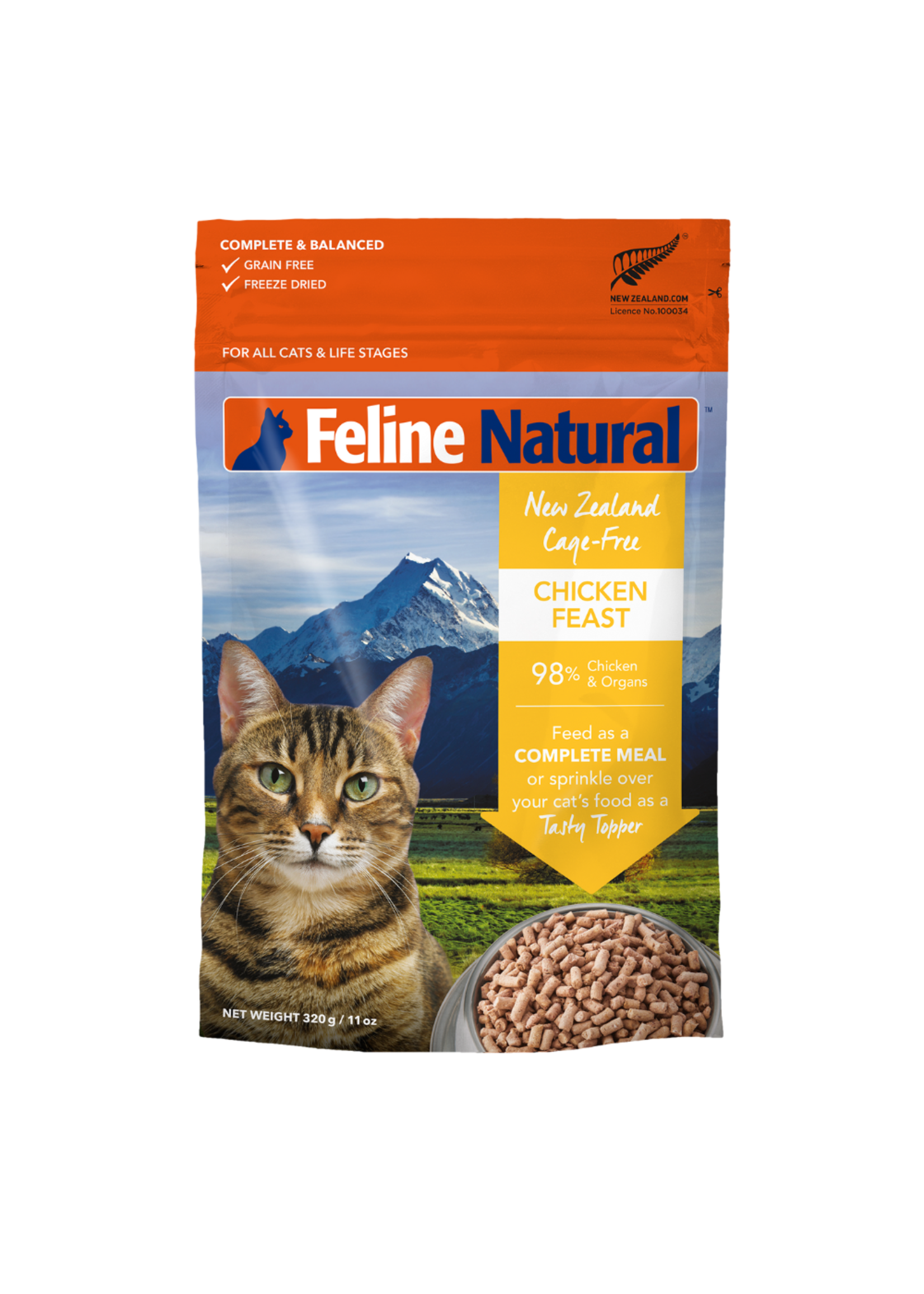 Feline Natural Feline Natural Chicken Feast Freeze Dried 320g