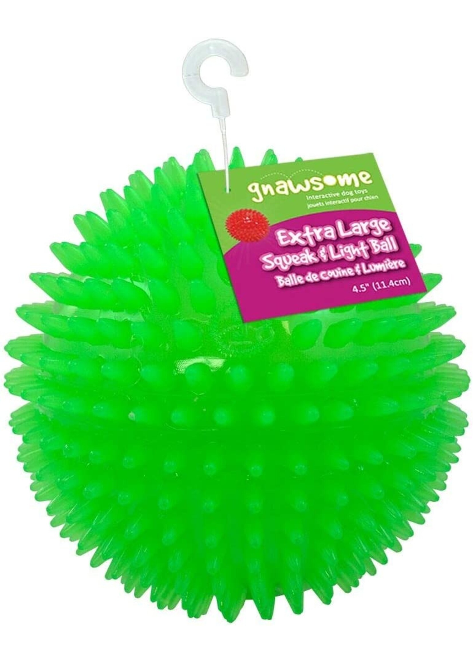 Gnawsome Gnawsome Squeaker & Light Ball Assorted
