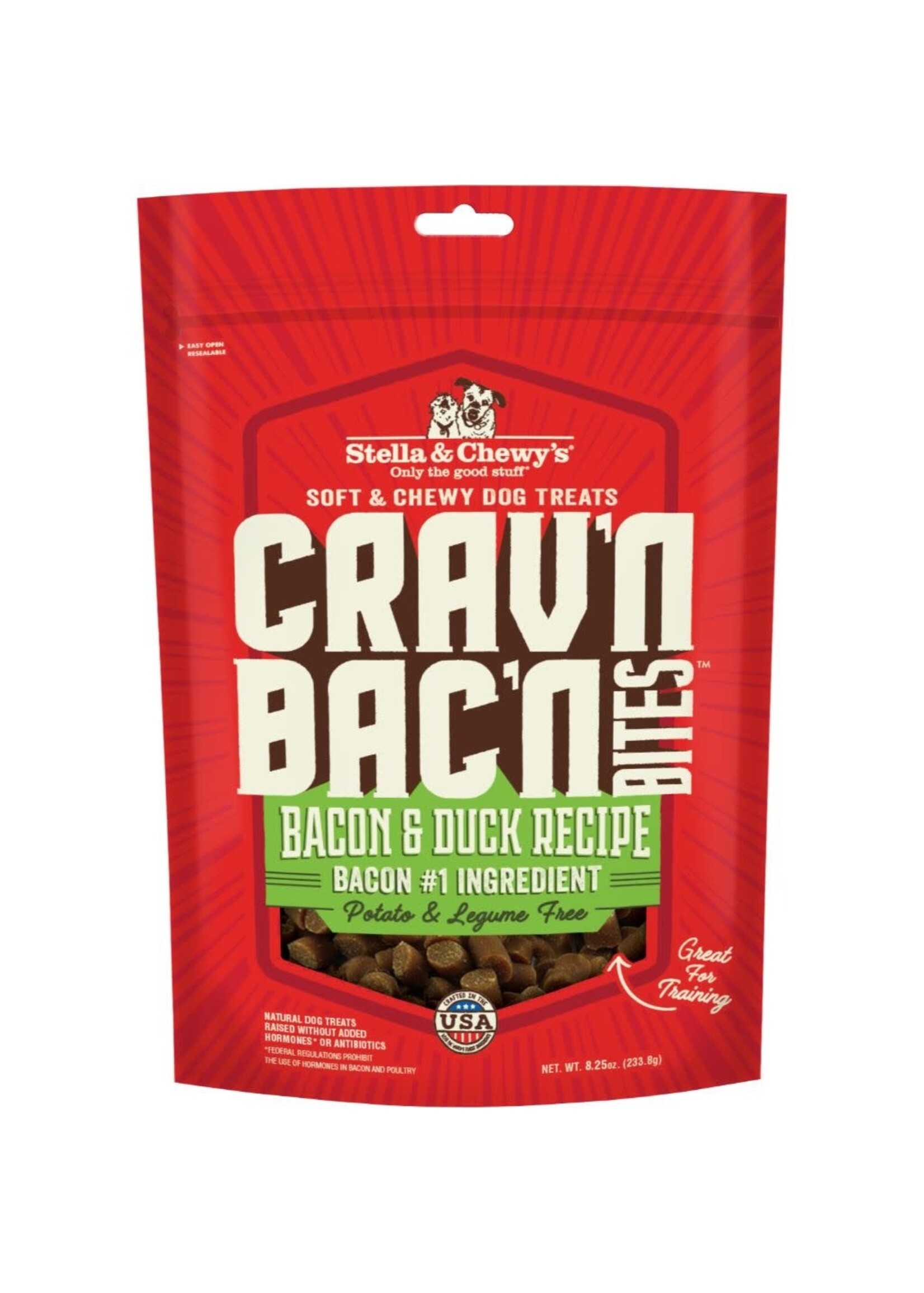 Stella and Chewy's Stella & Chewy's Crav'n Bac'n Bites Bacon & Duck 8.25oz