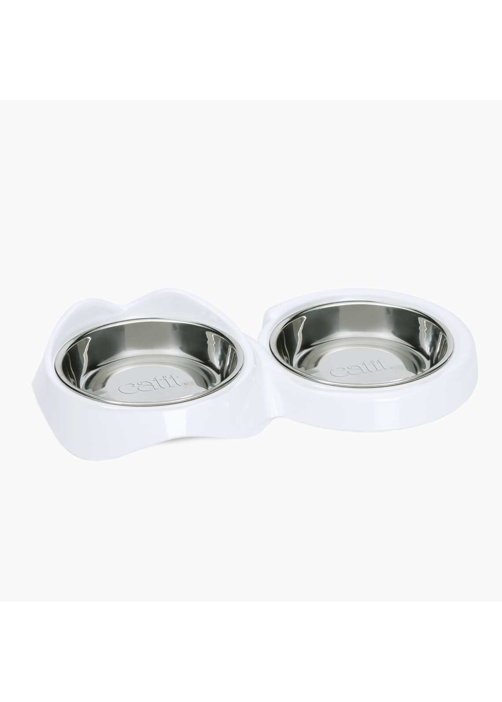 Catit Catit Pixi Double Dish White