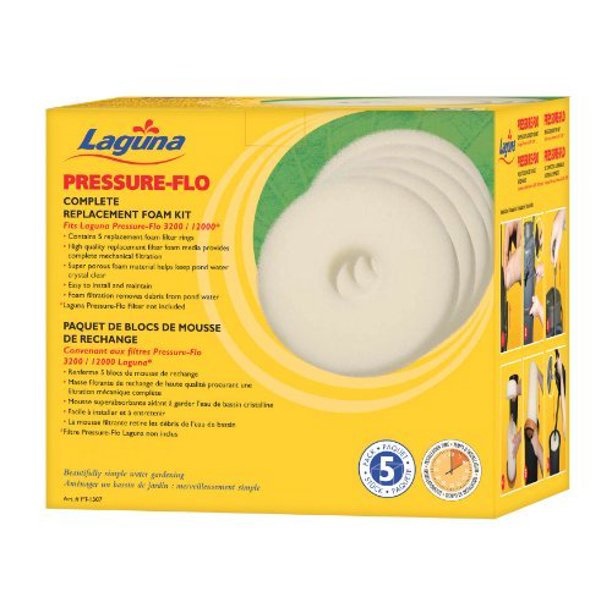 4 Spugne Filtro Ricambio Laguna PT-1505 Per Pressure-Flo PT-1504 / 8000 – Blu
