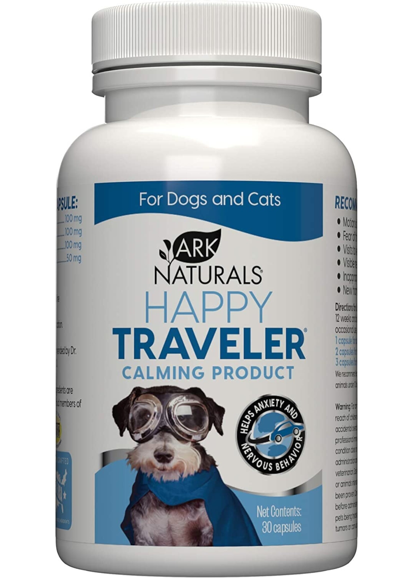 Ark Naturals Ark Naturals Happy Traveler Capsules 30cap