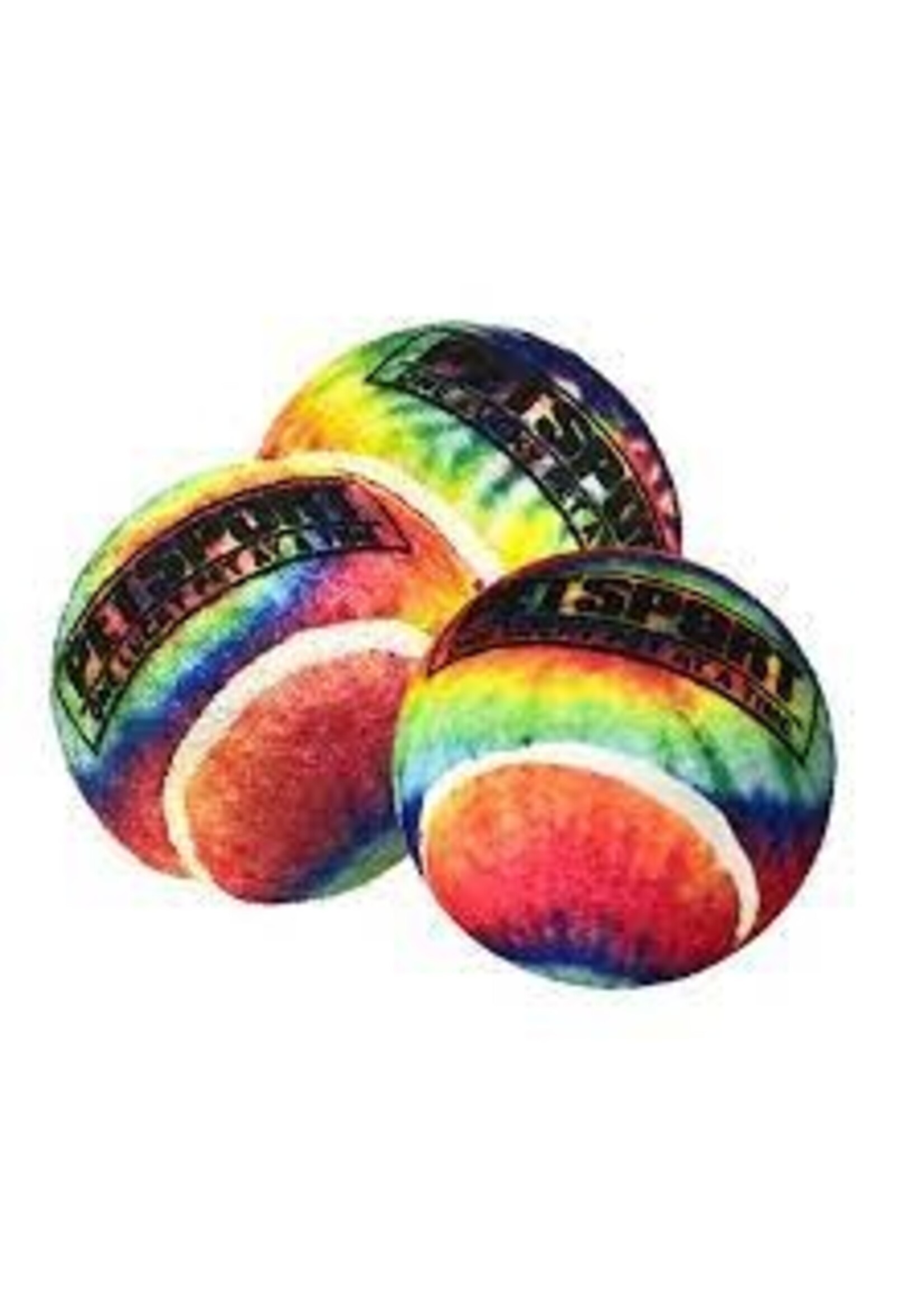 Petsport Petsport Tie Dye Squeak Ball 4"