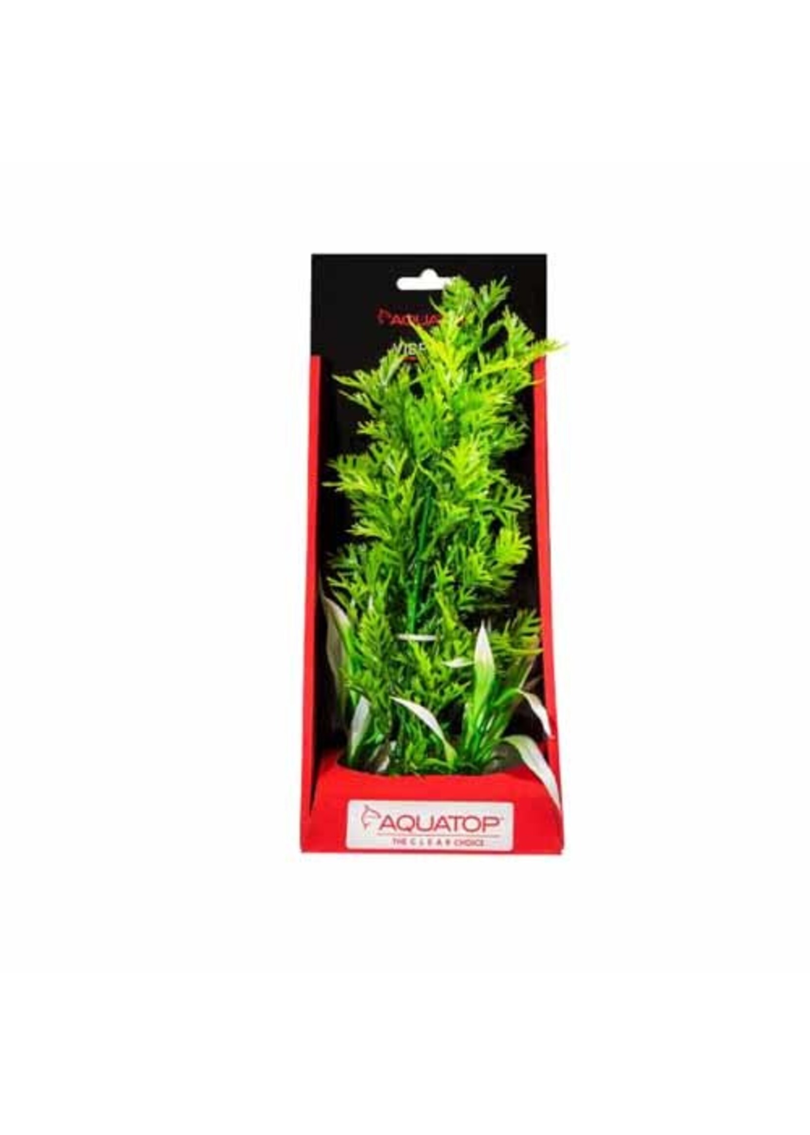 Aquatop Aquatop Boxed Vibrant Wild Green Weighted Base Plant