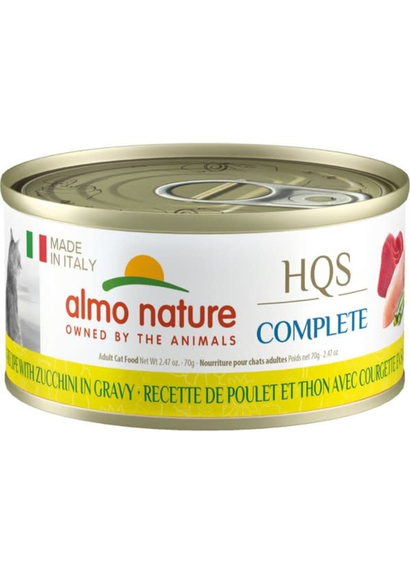 almo Nature Almo Nature Cat HQS Complete Chicken, Tuna & Zucchini 70gm