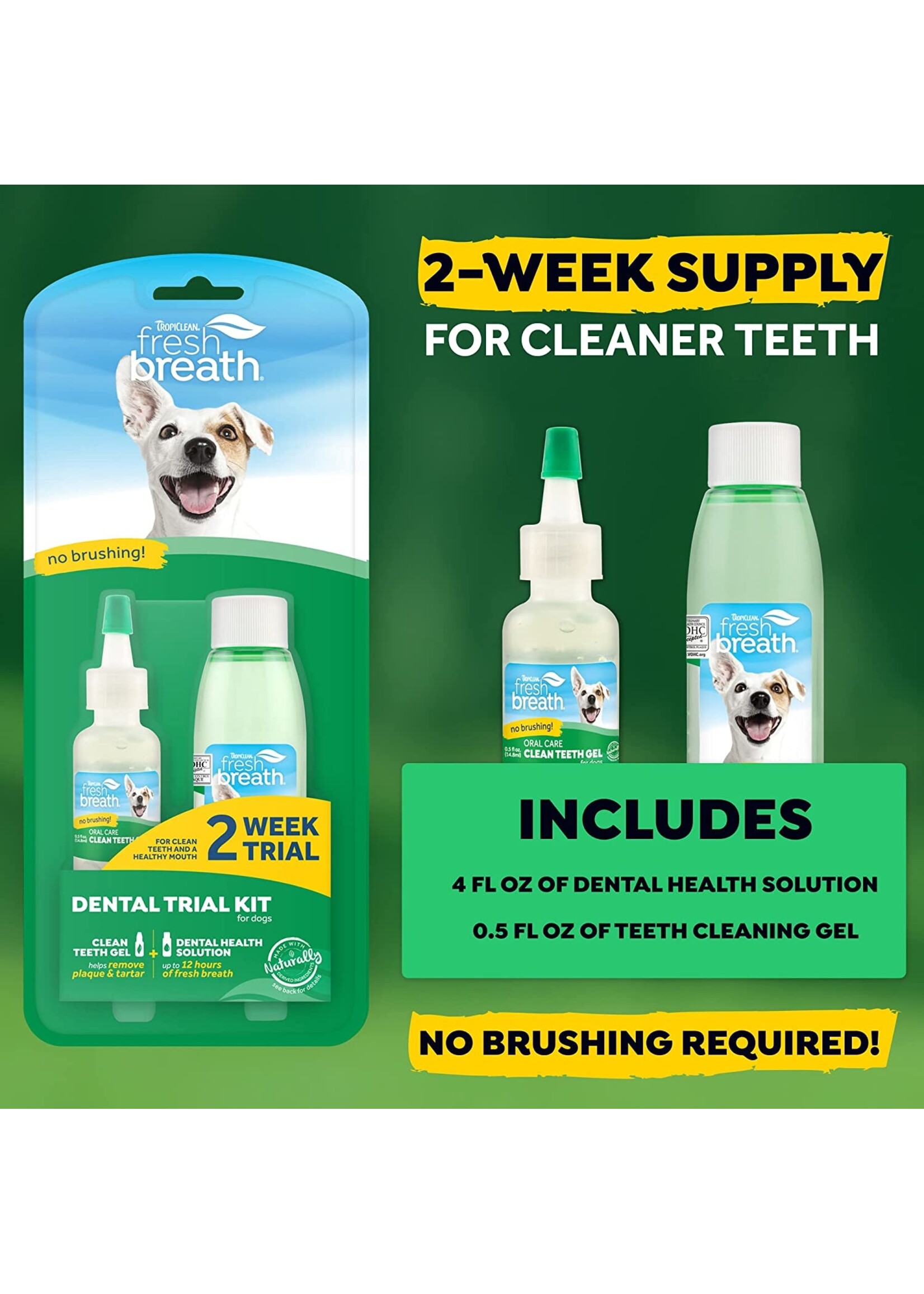 Tropiclean TropiClean Fresh Breath 2-Week Dental Trail Kit