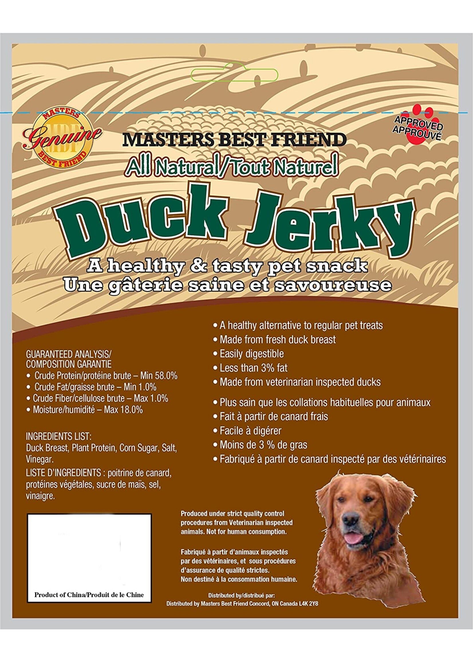 Masters Best Friend Masters Best Friend All Natural Duck Jerky 454gm