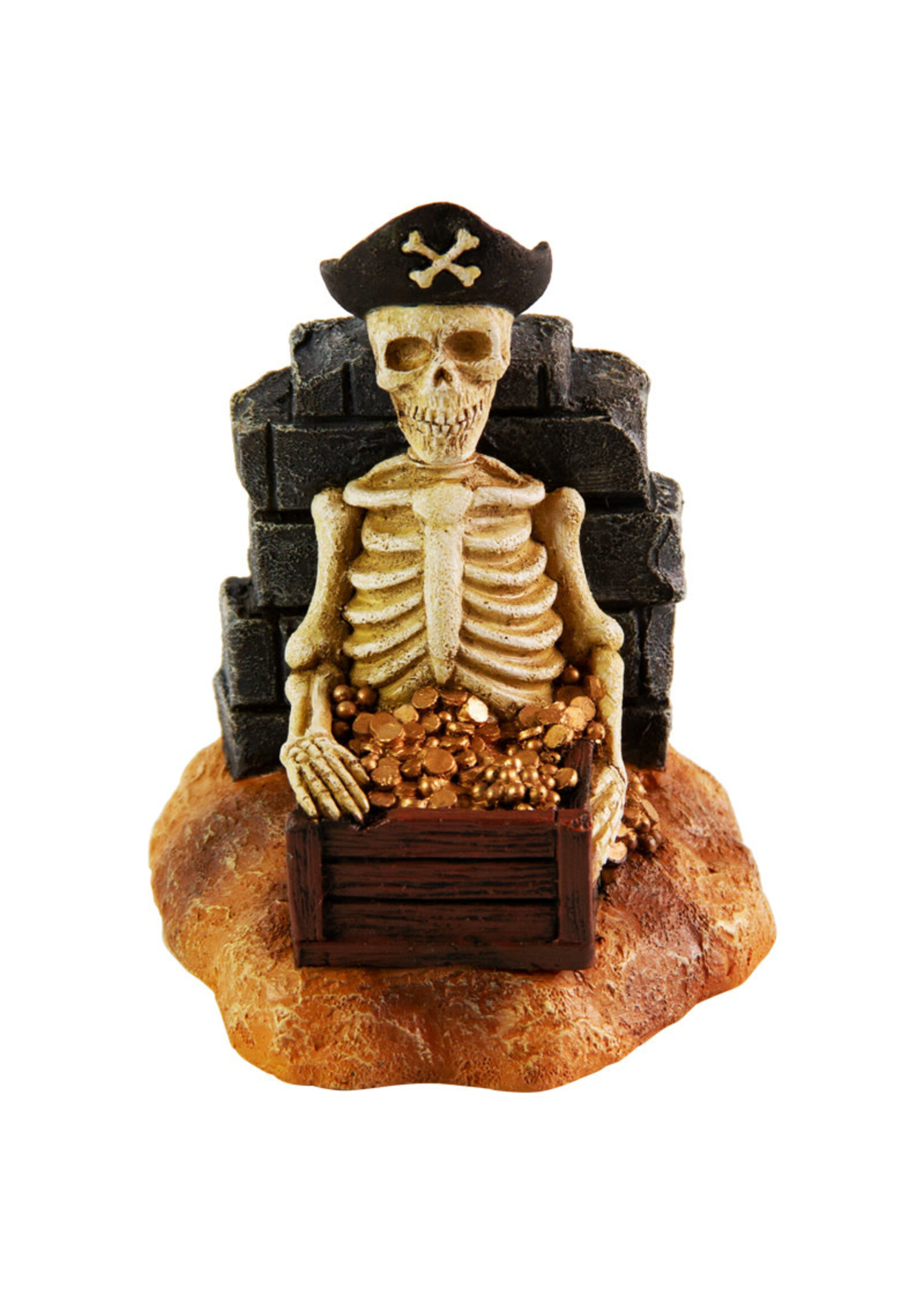 Aqua-Fit Aqua-Fit Polyresin Pirate Skeleton 3.5 x 3.5 x 4.5"