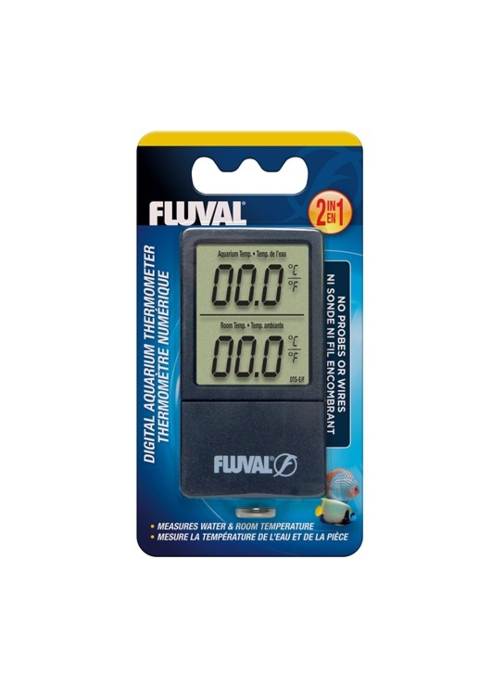 Fluval Fluval 2-in-1 Digital Aquarium Thermometer
