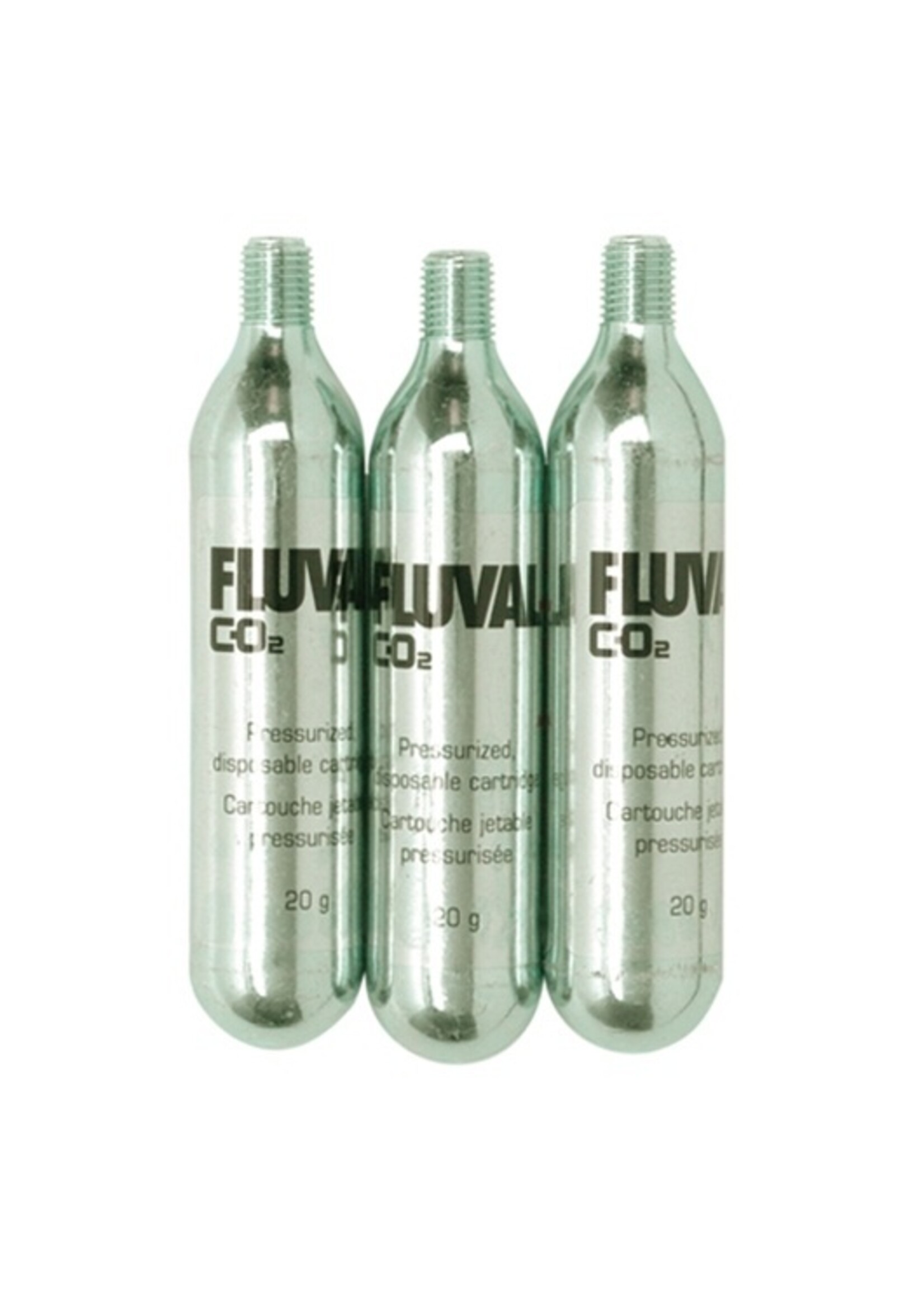 Fluval Fluval Pressurized Disposable CO2 Cartridges 3 x 20g