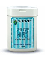 Earth bath Natural Pet Care Earthbath Tooth & Gum Wipes 25ct
