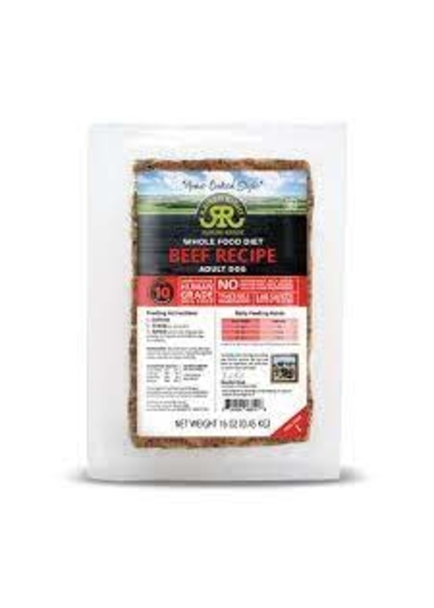 Raised Right Raised Right Adult Dog Recipe 16oz Beef