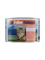 Feline Natural Feline Natural Can 170g / 6oz case of 12 Lamb & Salmon single