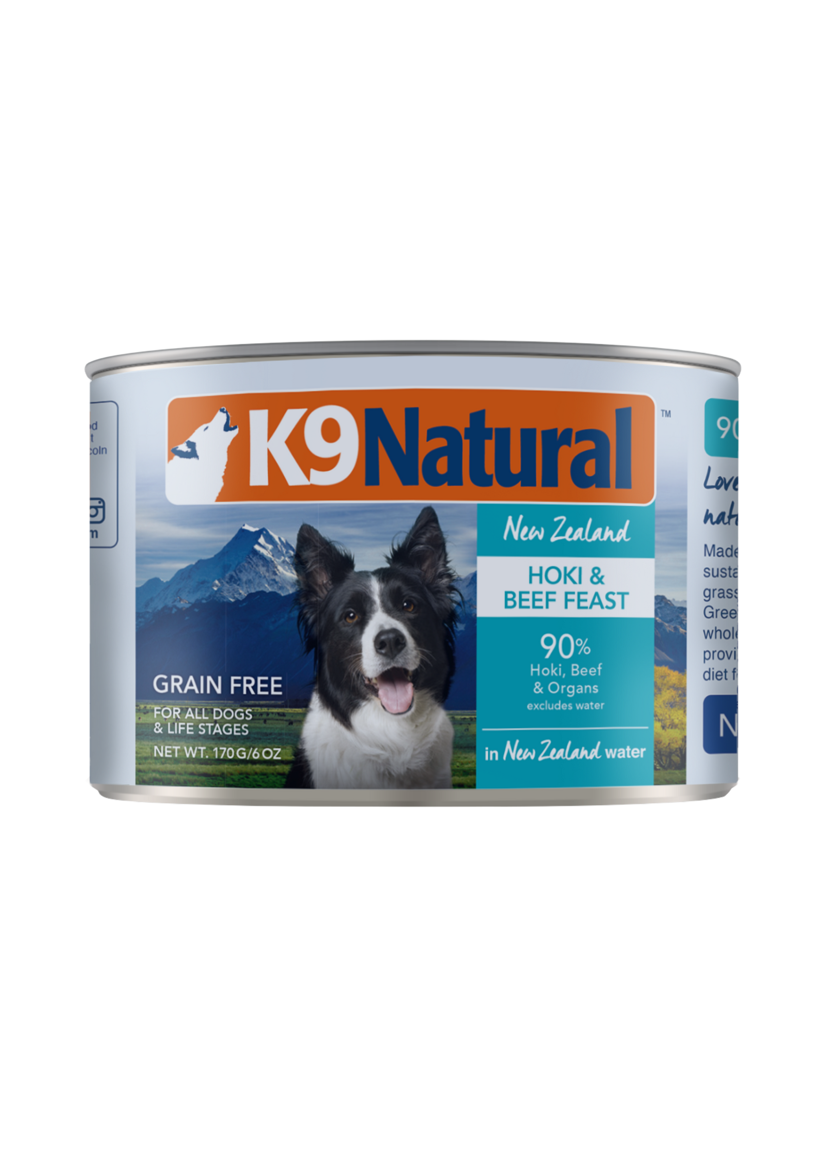 K9 Natural K9 Natural Hoki & Beef Can 170g /6oz single