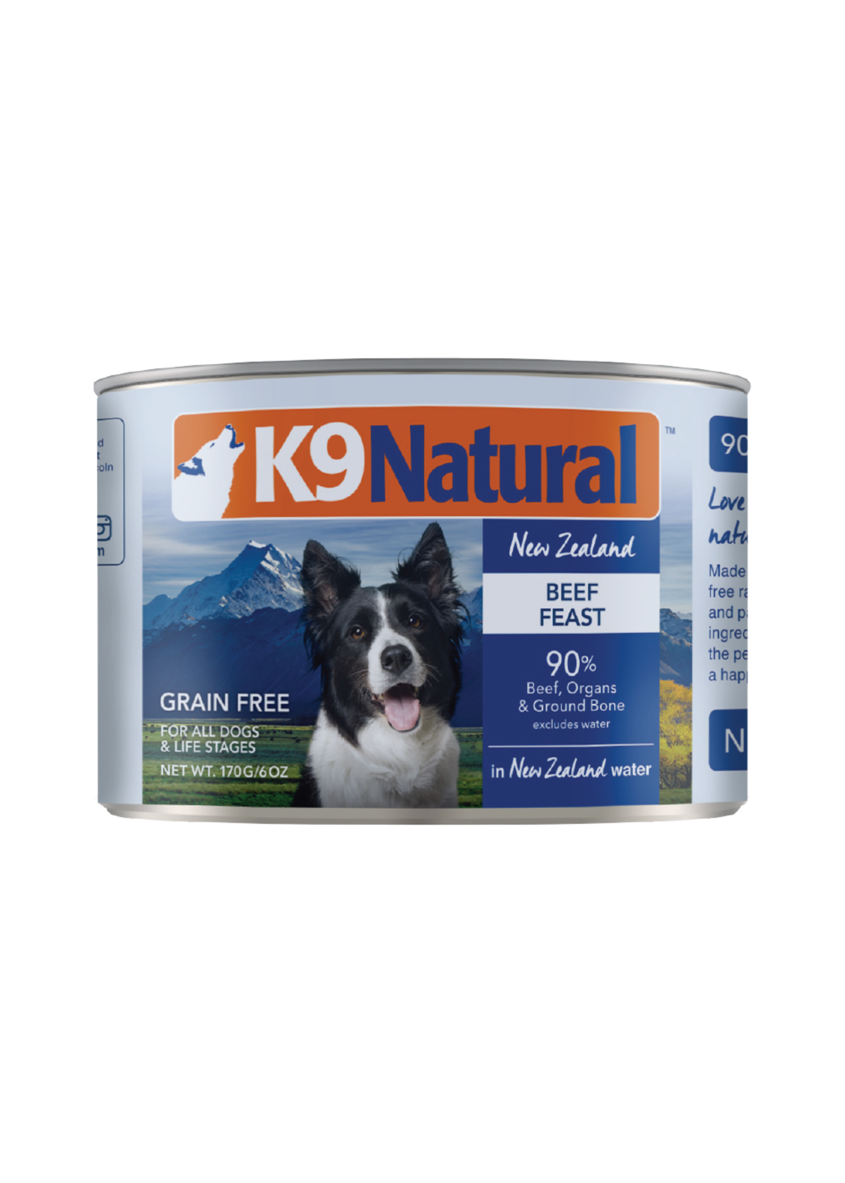 K9 Natural K9 Natural Beef Can 170g /6oz single