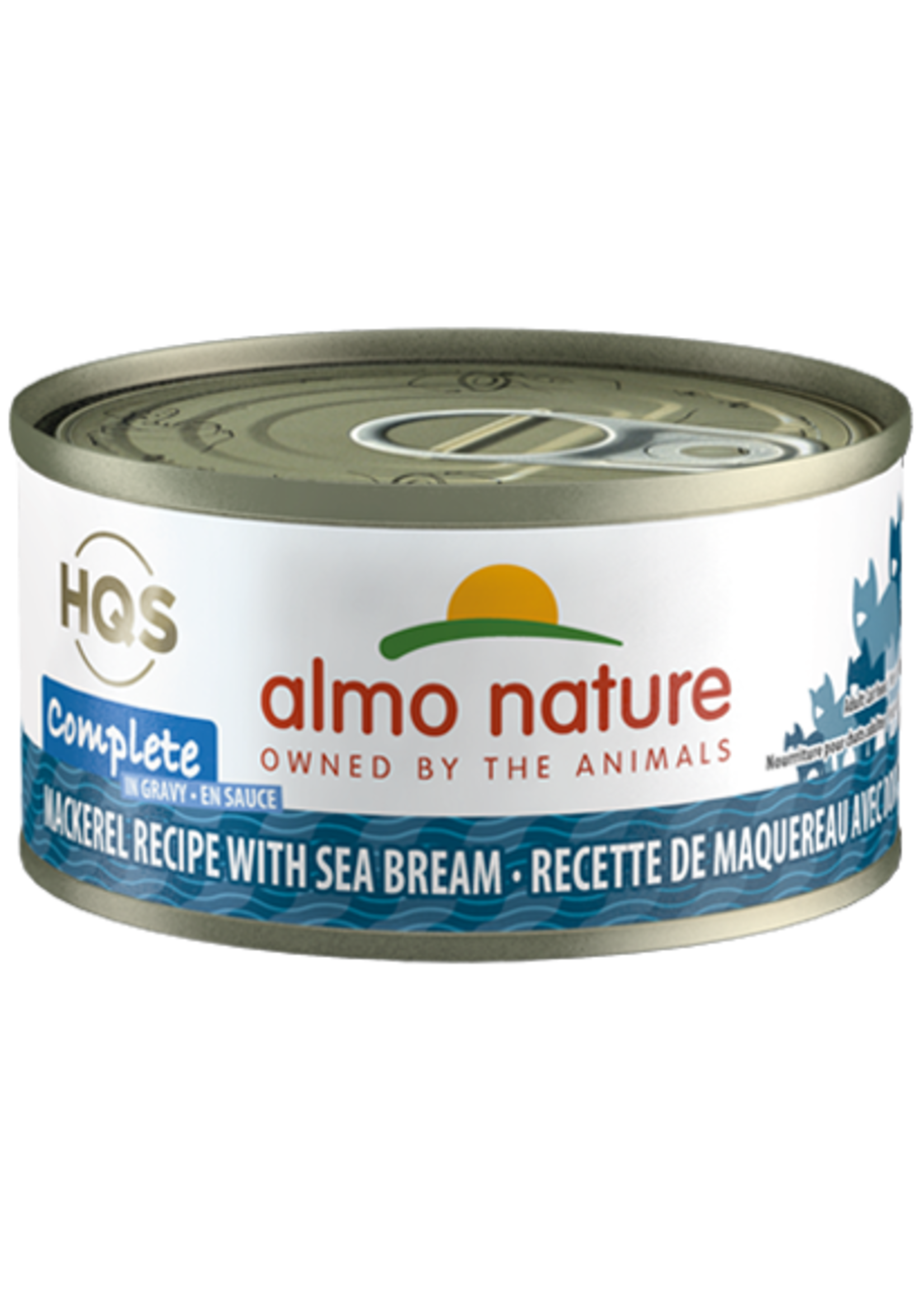 almo Nature Almo Nature Cat HQS Complete Mackerel w/ Sea Bream in Gravy 70gm