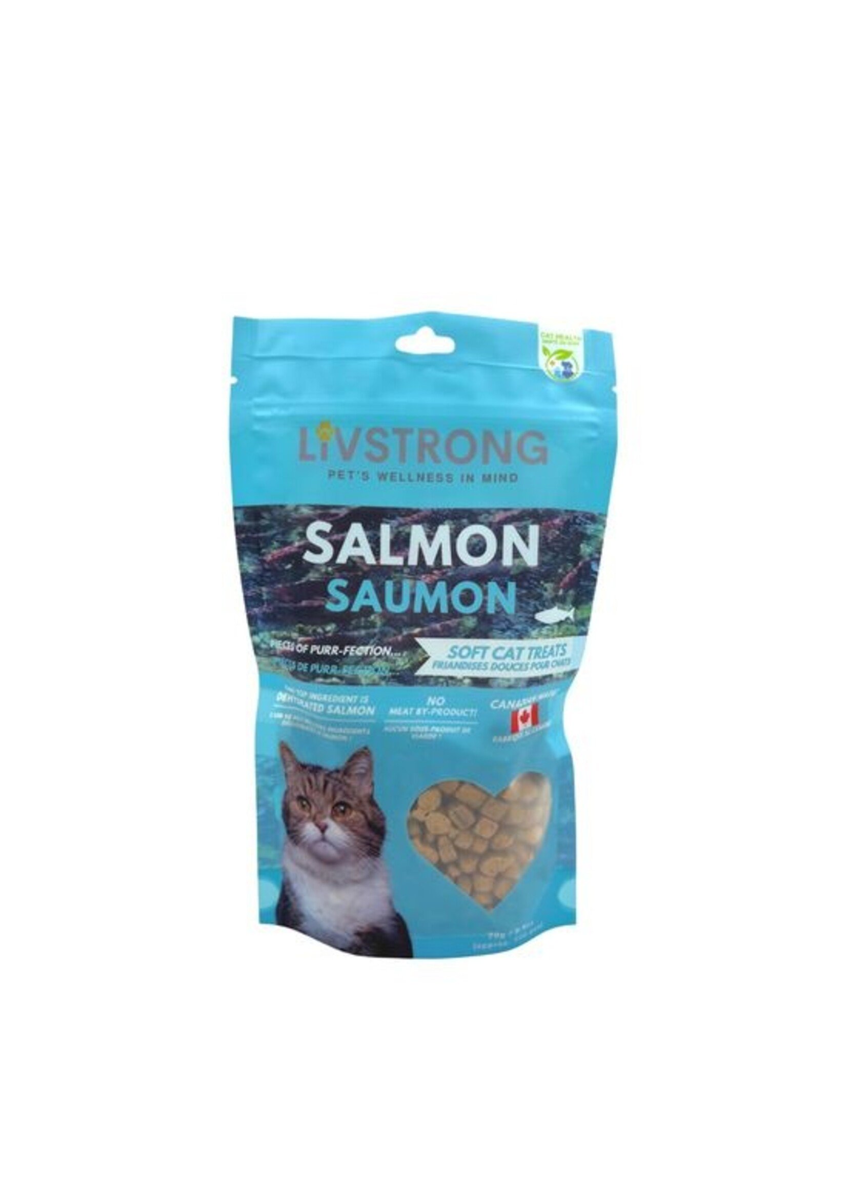 Livstrong Livstrong Salmon Semi-Moist Cat Treat 70g