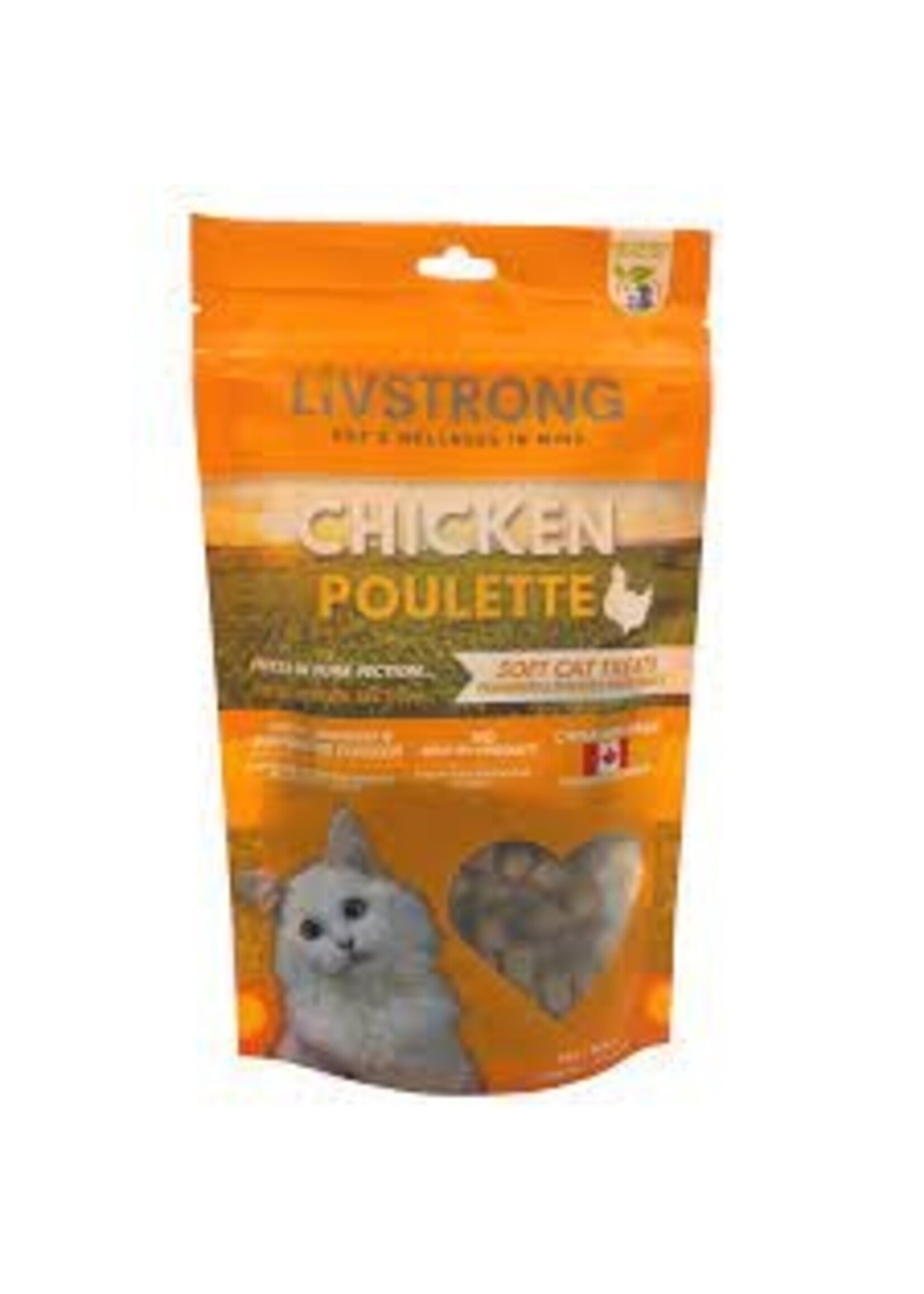 Livstrong Livstrong Chicken Semi-Moist Cat Treat 70g