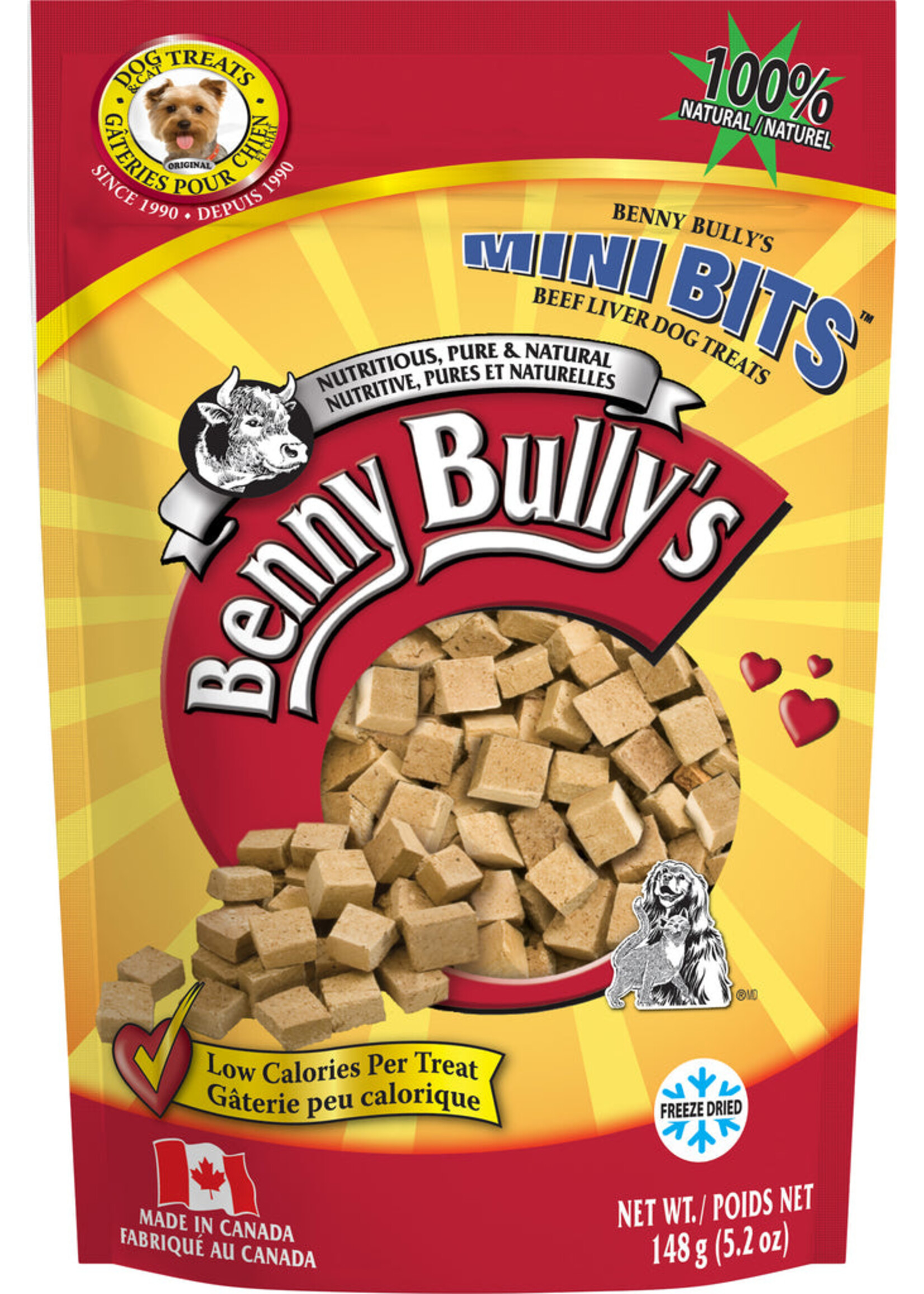 Benny Bully's Benny Bully's Dog Liver Mini Bits 50g