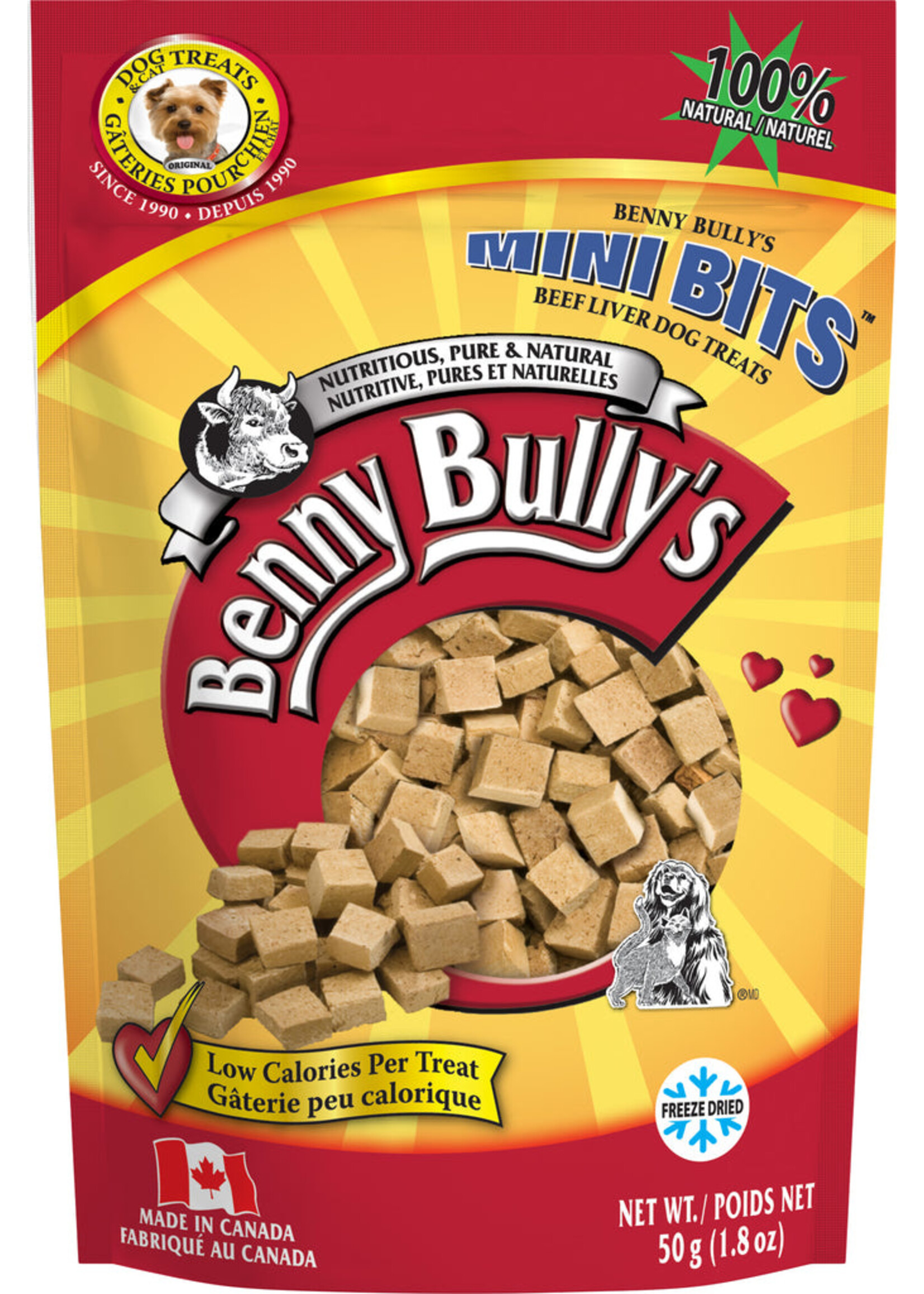 Benny Bully's Benny Bully's Dog Liver Mini Bits 50g