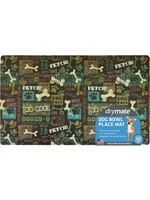 Drymate Drymate Pet Place Mat Green Best Friend 12 x 20"