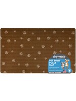 Drymate Drymate Cat Litter Mat Brown Stripe Tan Paw 28 x 36"
