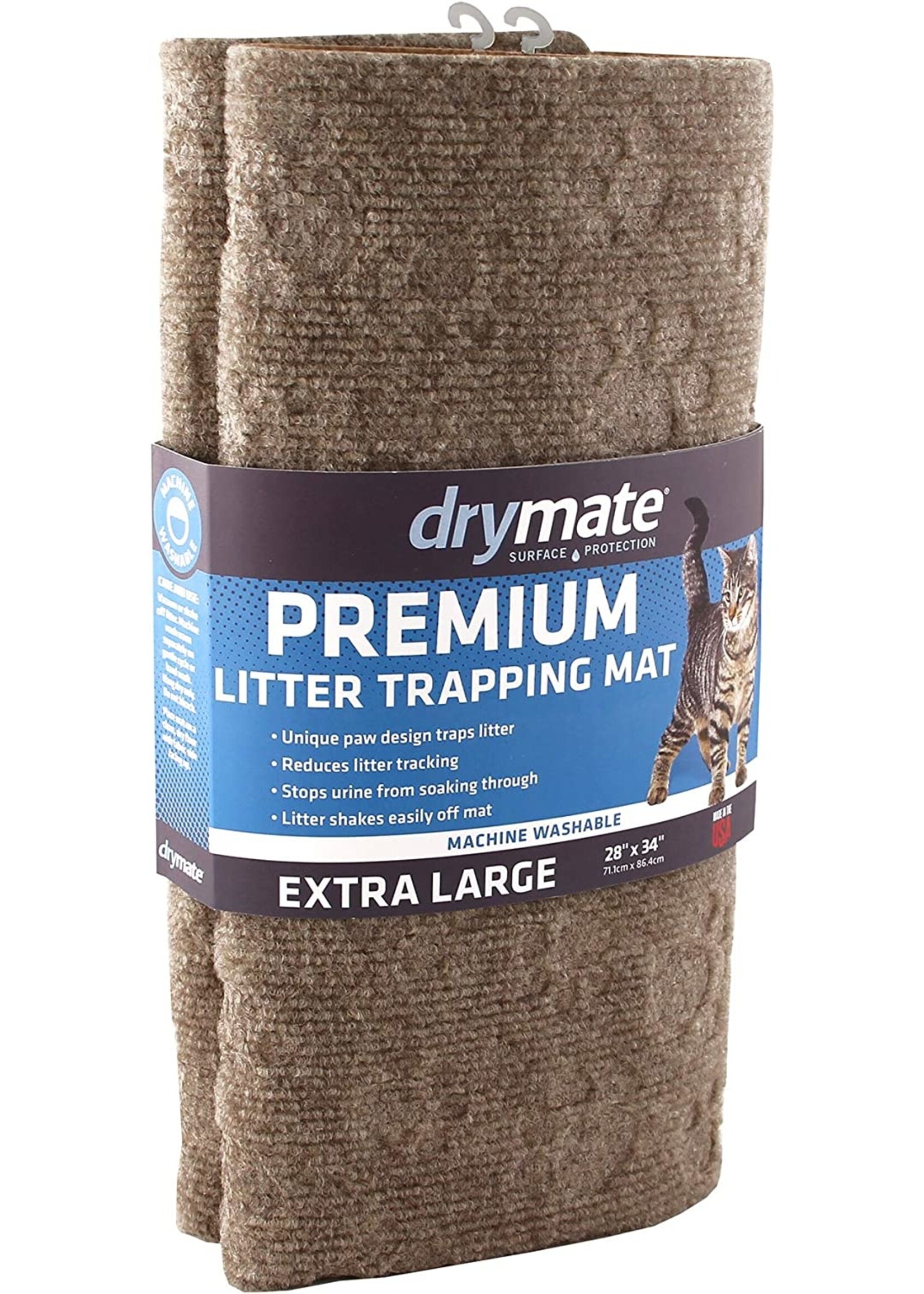 Drymate Drymate Cat Litter Trapping Mat Paw Tan 28 x 34"