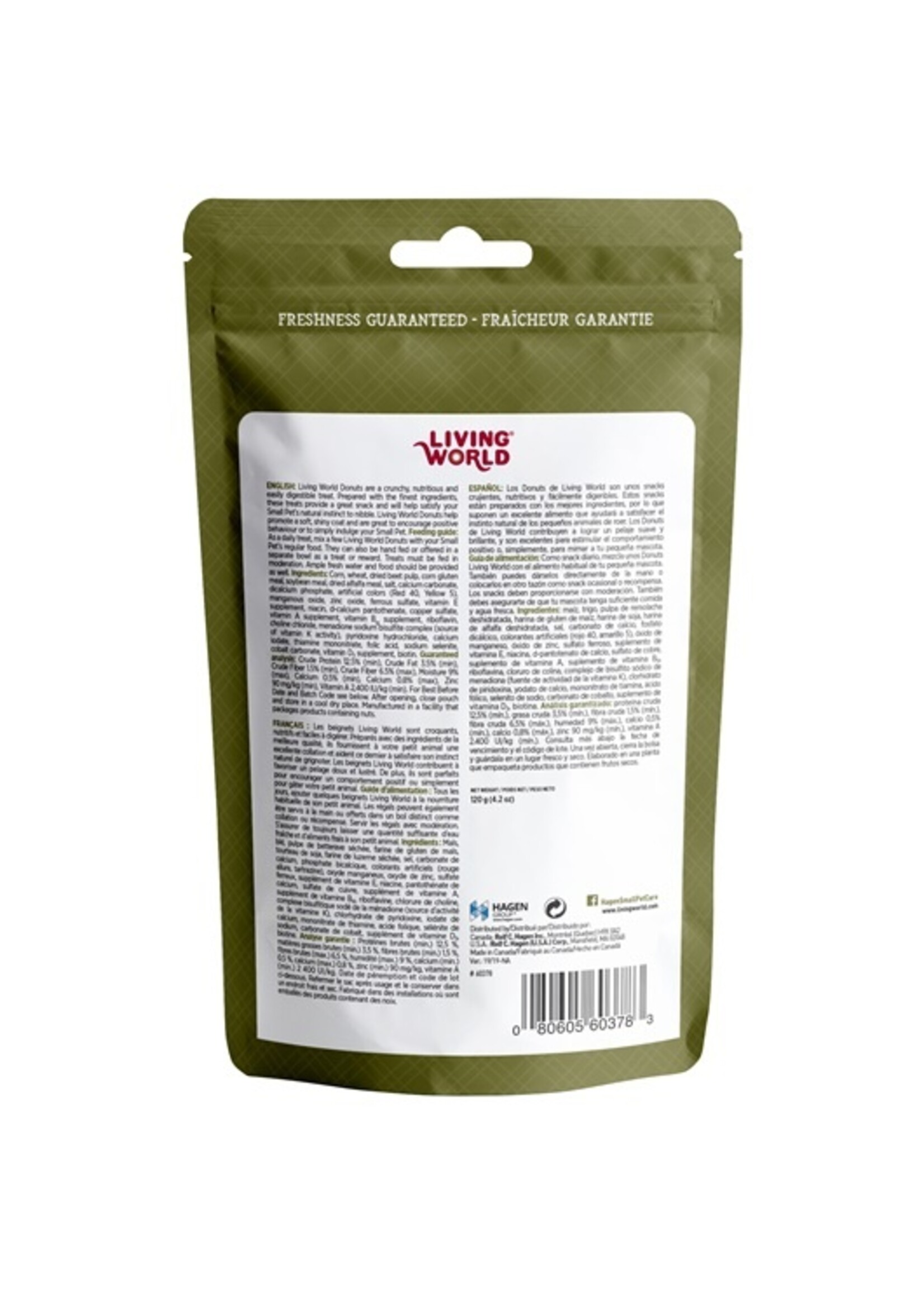 Living World Living World Small Animal Donuts 4.2oz