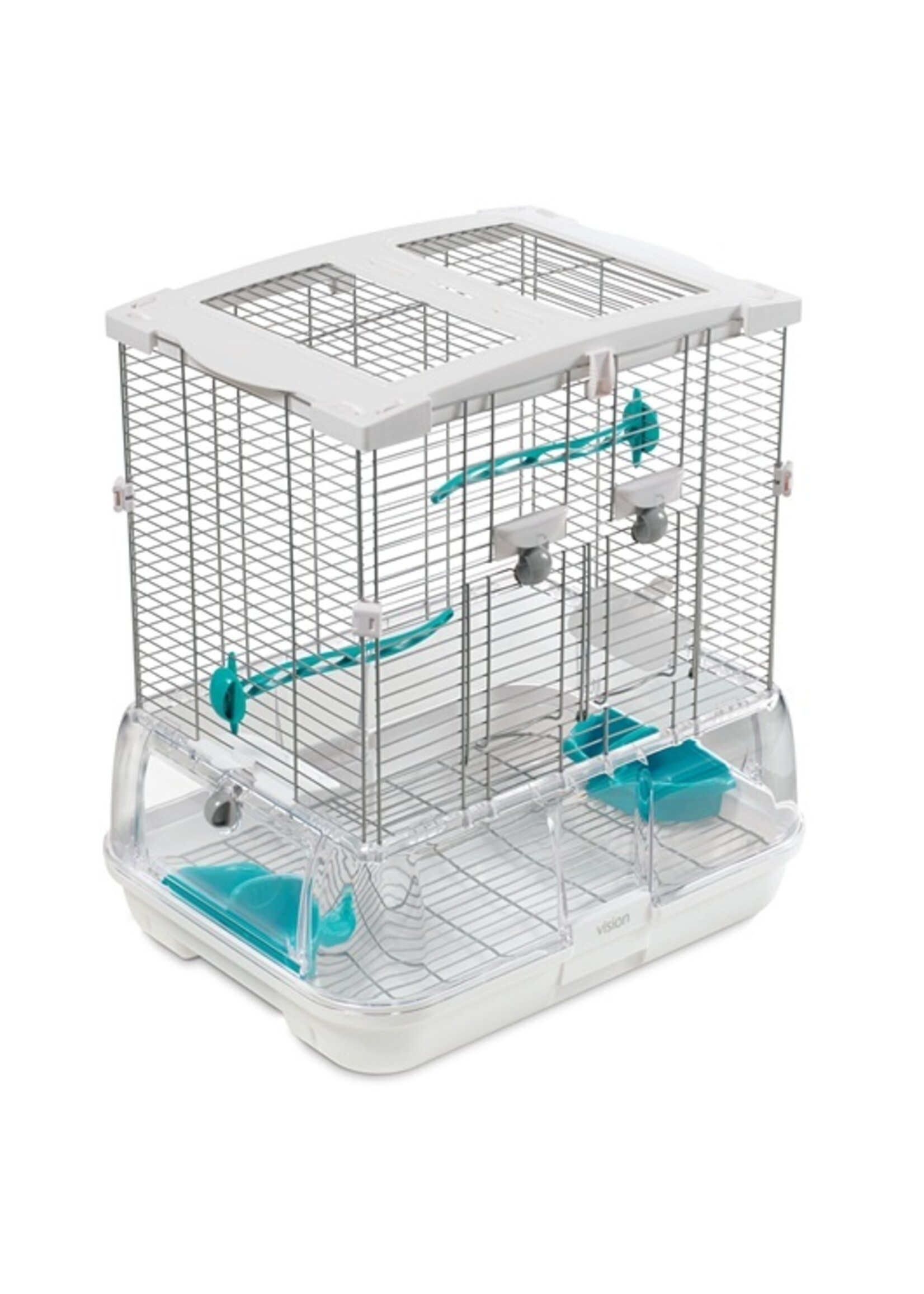 Vision Vision Bird Cage for Small Birds (S01) Small Wire 18.7x14.6x20"
