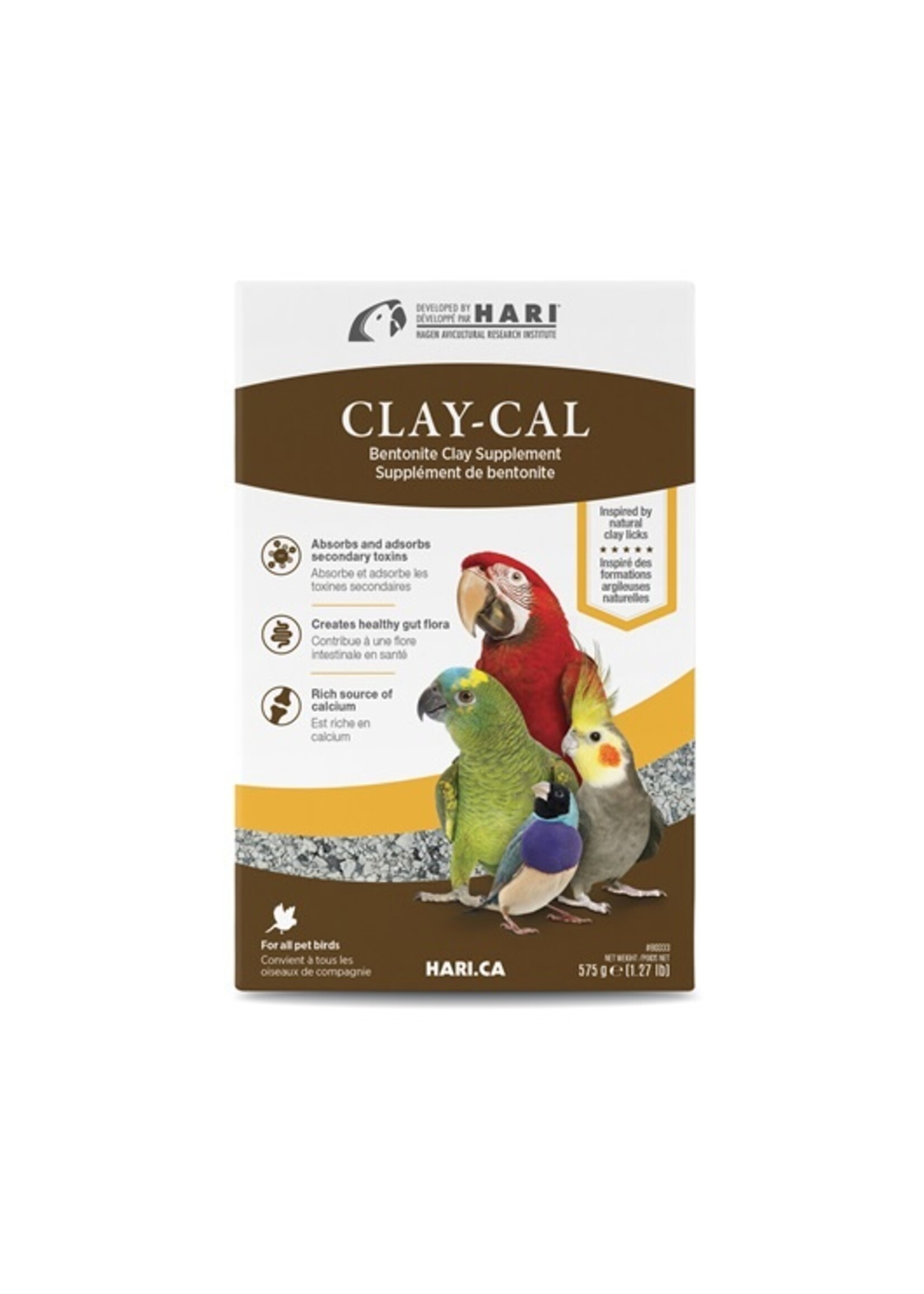 Hari HARI Clay-Cal Bentonite Clay Supplement for Birds 1.27lb