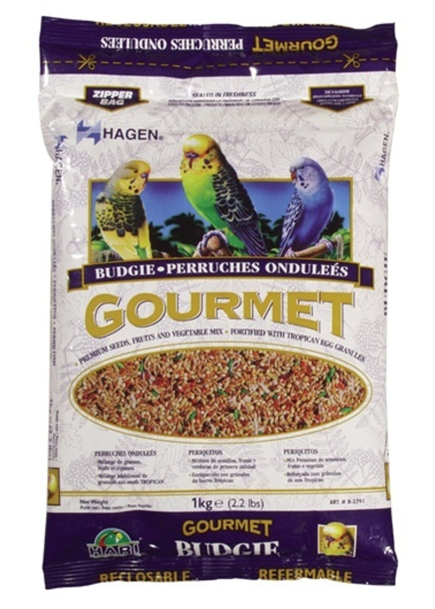 Hagen Gourmet Seed Mix for Budgies 2.2lb