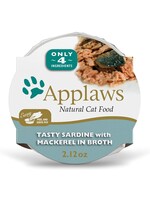 Applaws Applaws Cat Pots Sardine w/ Mackerel in Broth 60g x 18 case