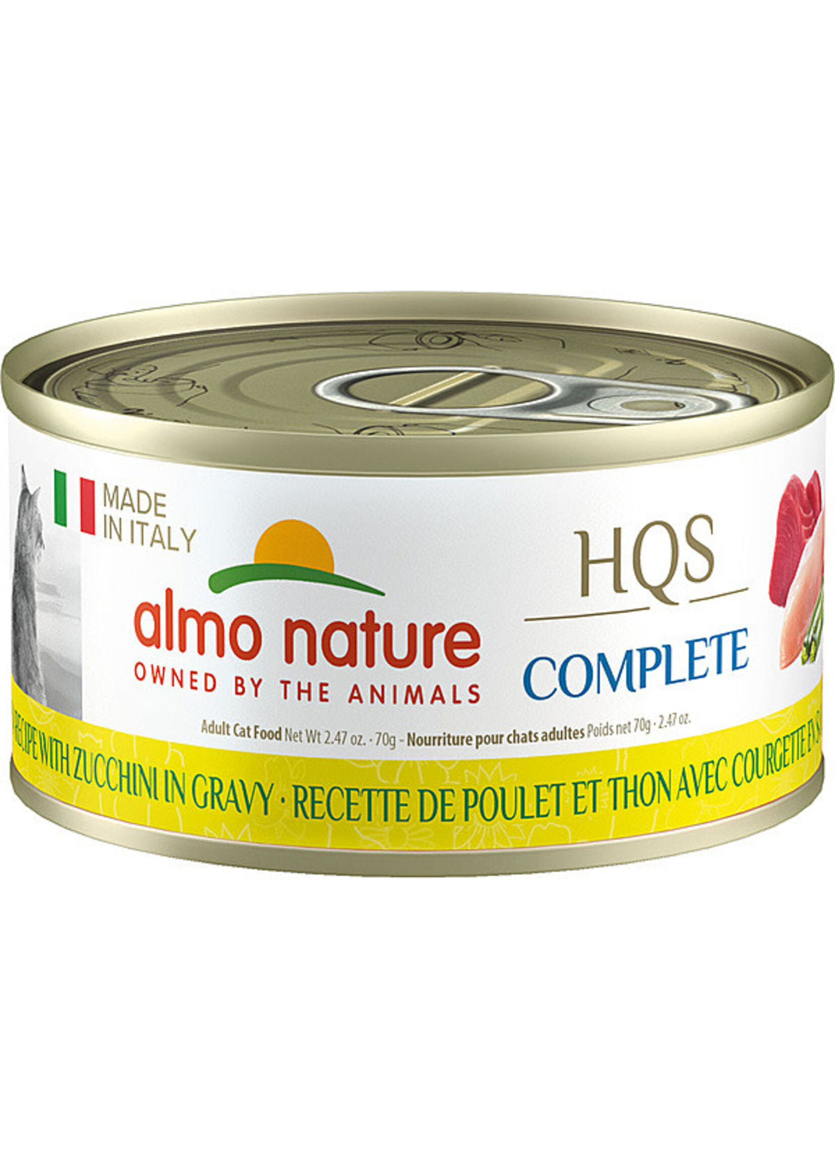 almo Nature Almo Nature Cat HQS Complete Chicken, Tuna & Zucchini 70gm