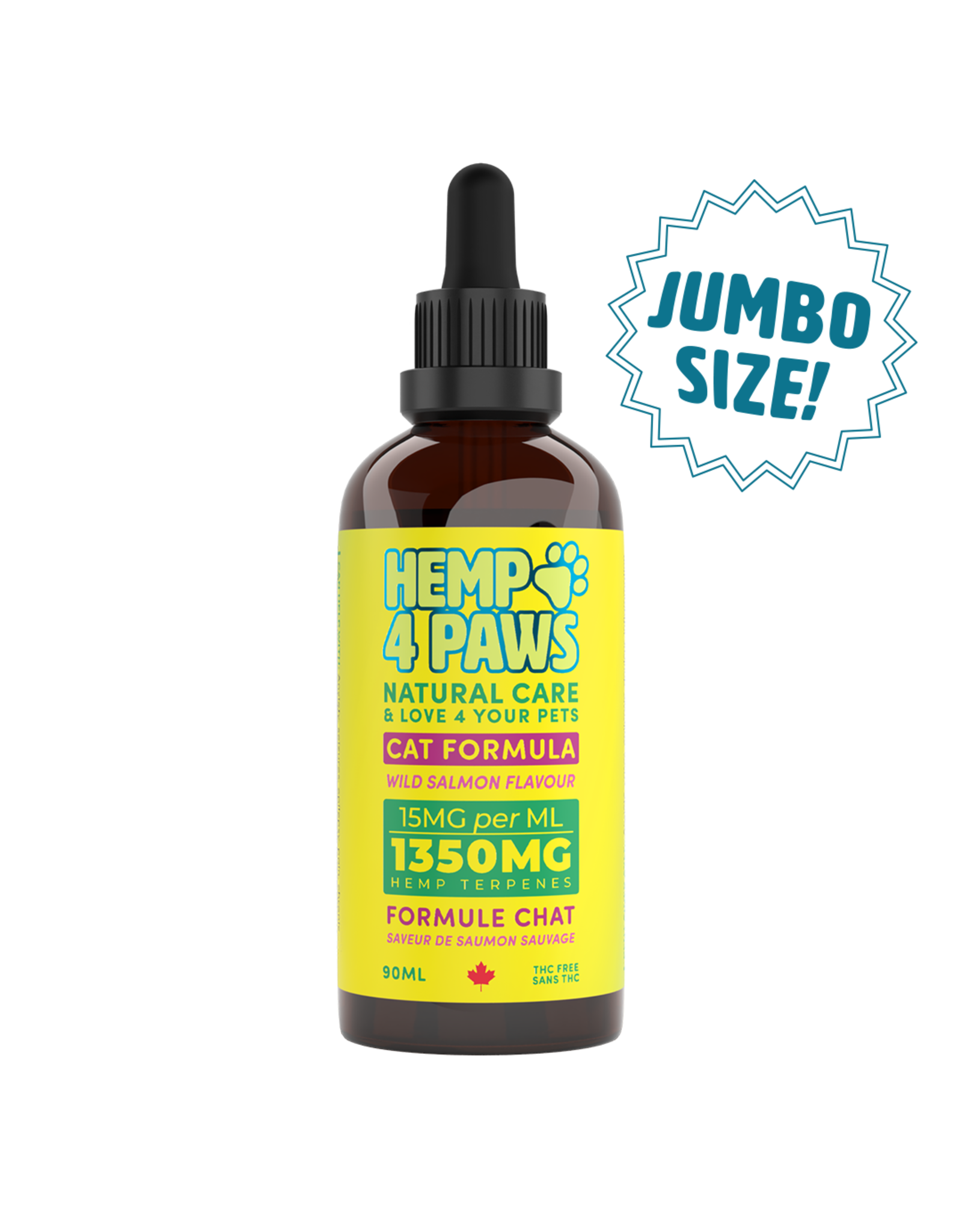 Hemp 4 Paws Cat Formula 1350MG 90ml Salmon Flavor The Lloydminster