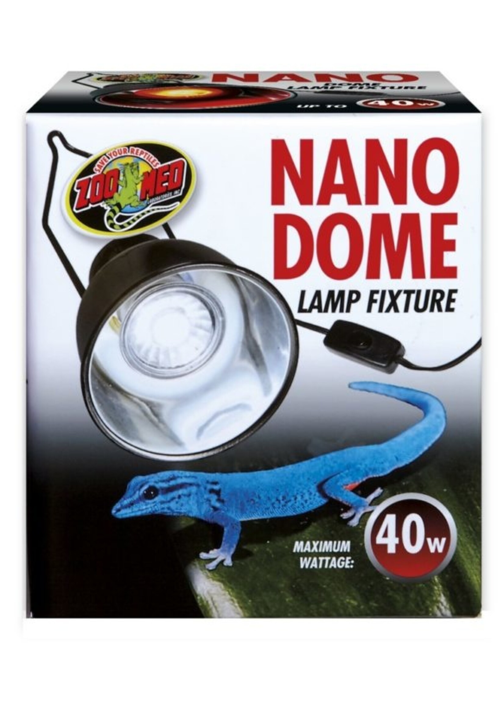 Zoo Med Zoo Med Nano Dome Lamp Fixture for 10gallon or Smaller