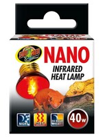 Zoo Med Zoo Med Nano Infrared Heat Lamp 40 Watt for Nano Dome Lamp Fixtures