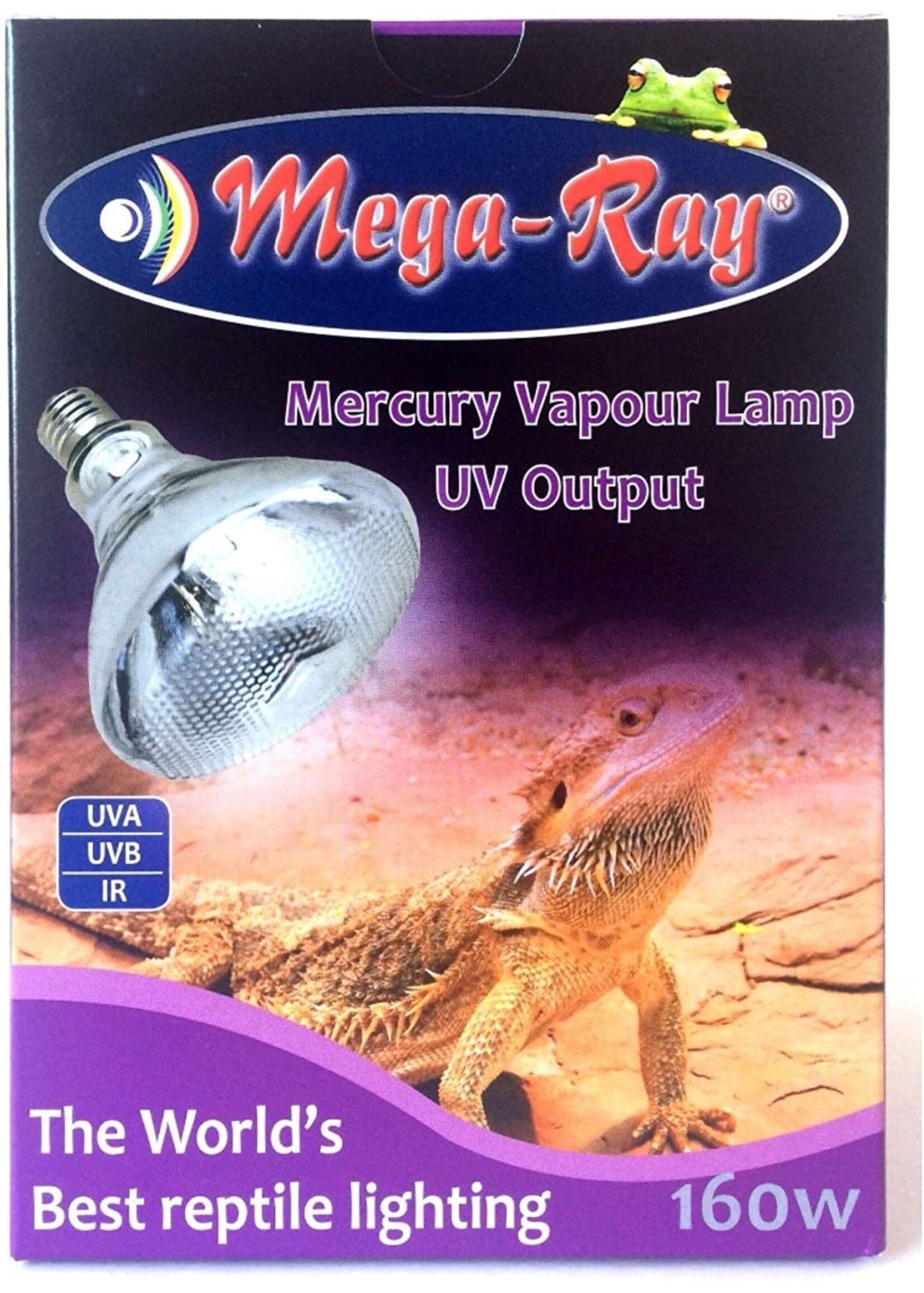 Mega-Ray Mercury Vapour Lamp UV Output