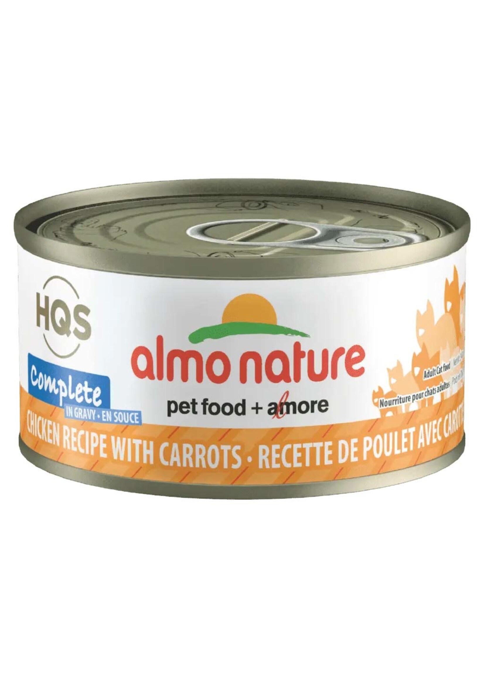 almo Nature Almo Nature Cat HQS Complete Chicken w/ Carrots in Gravy 70gm